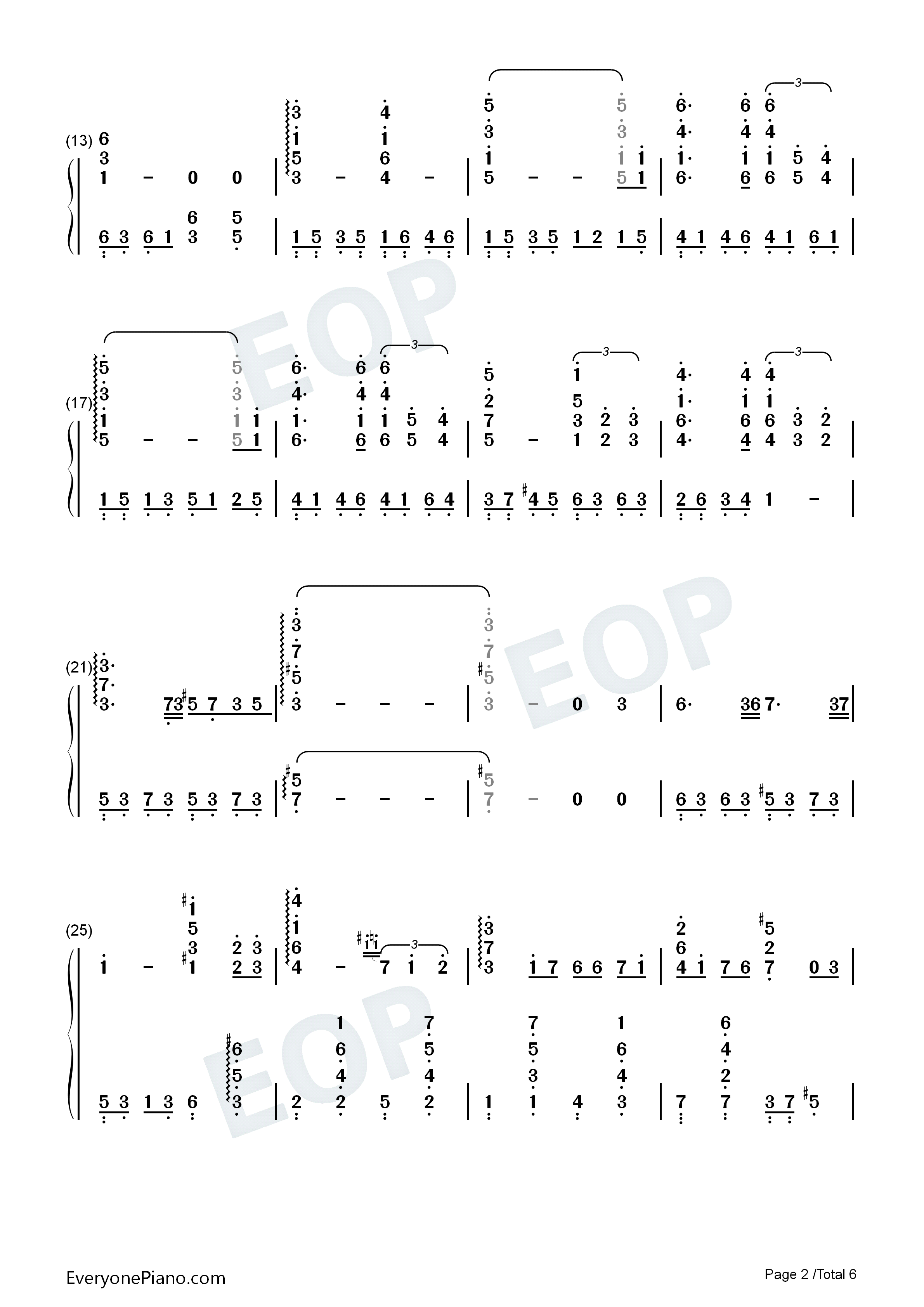 君だけを见ていた钢琴简谱_久石让演唱