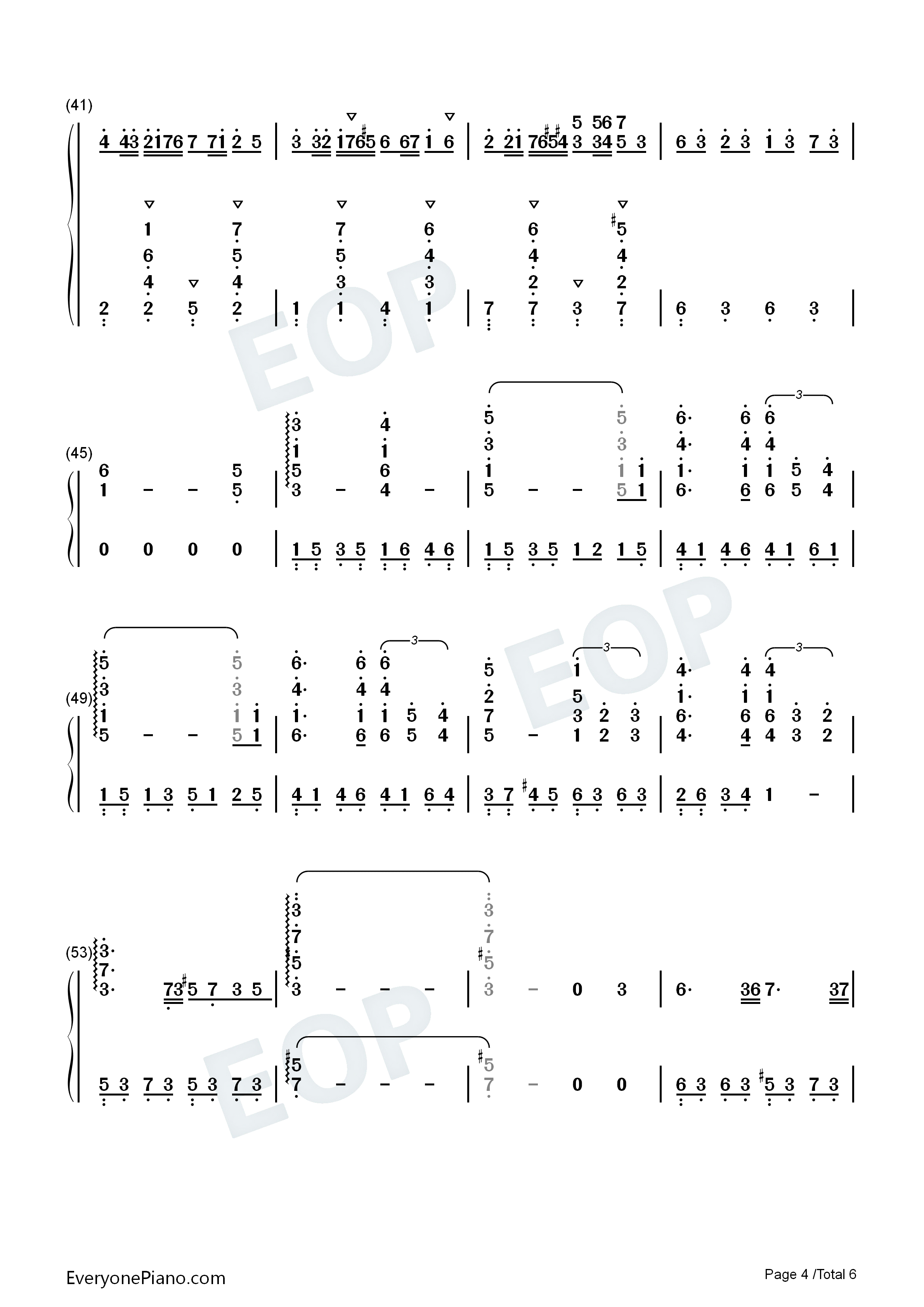 君だけを见ていた钢琴简谱_久石让演唱
