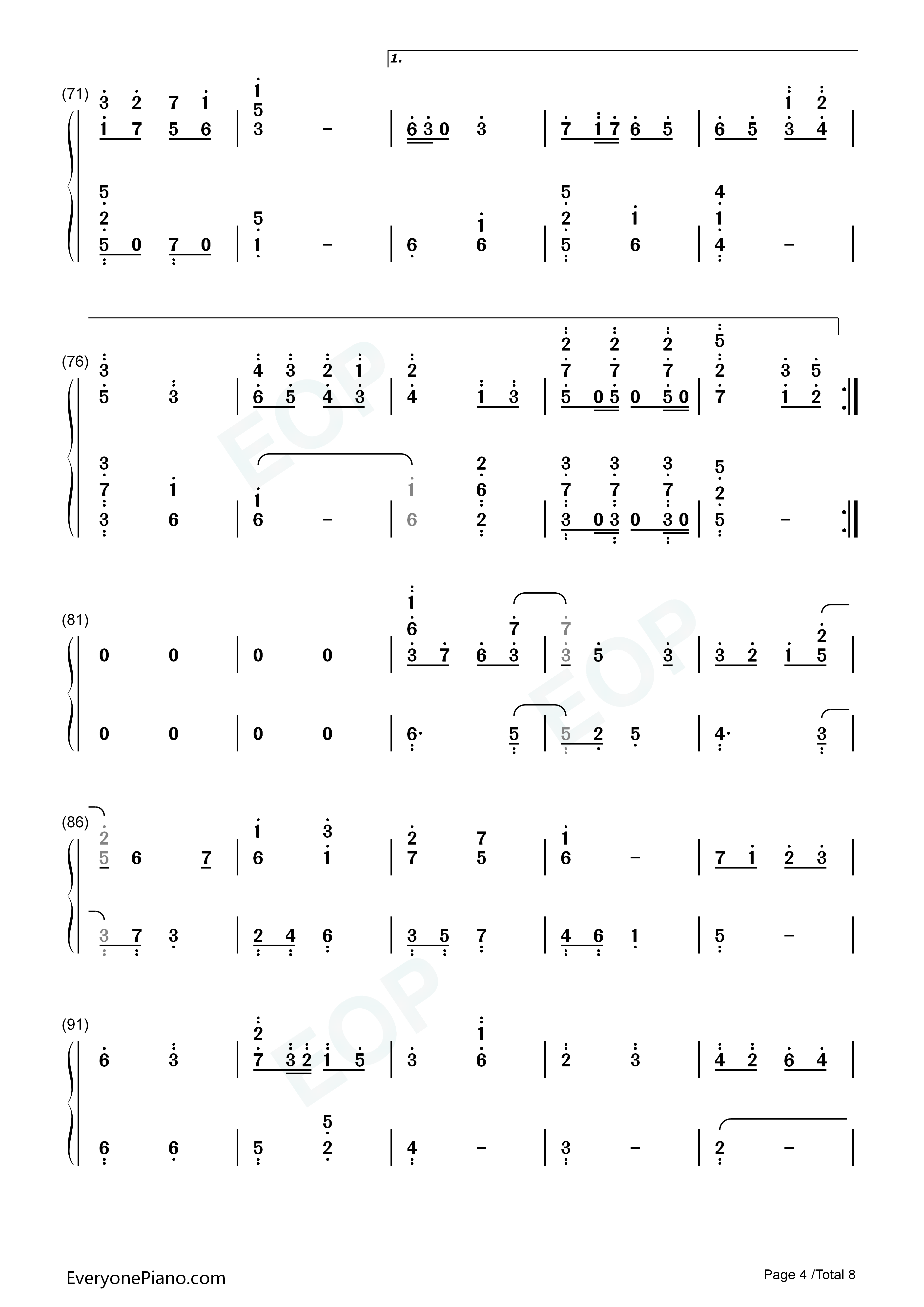 四季刻歌钢琴简谱_IA演唱