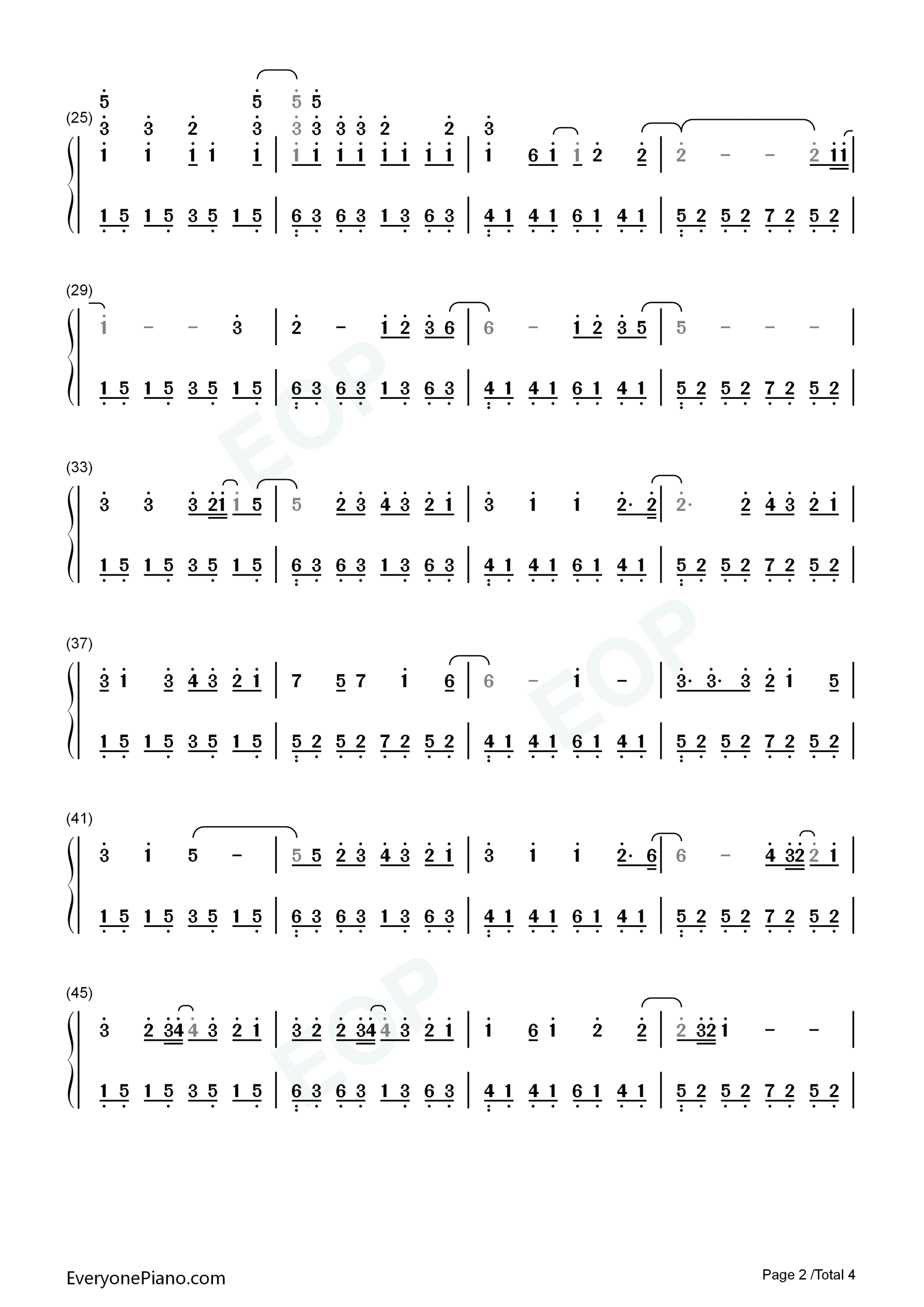 Hey_Soul_Sister钢琴简谱_Train演唱