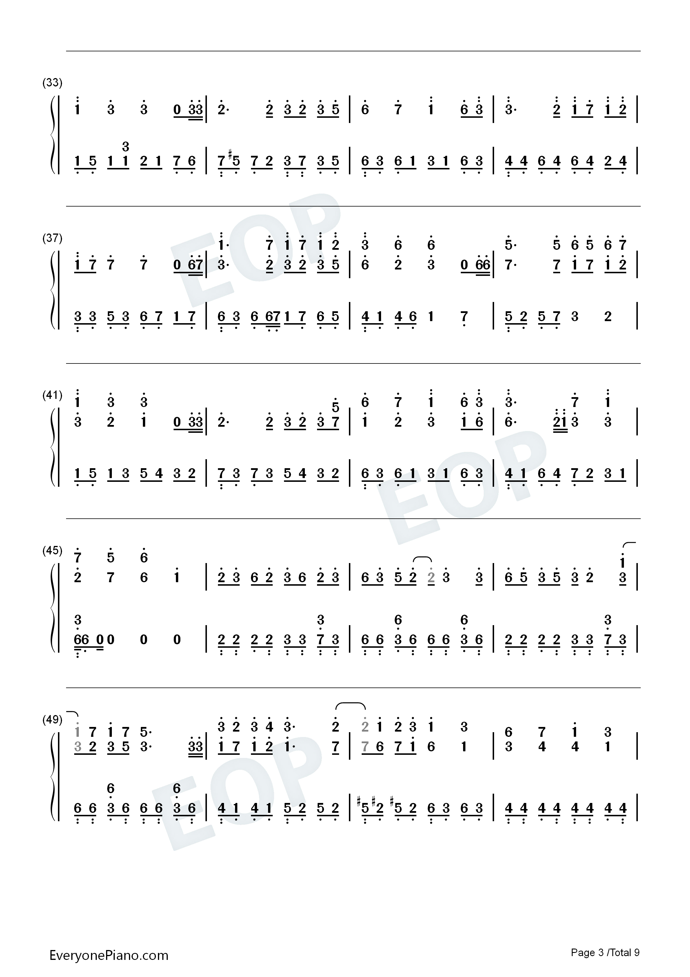 雨梦楼钢琴简谱_初音未来&镜音铃演唱