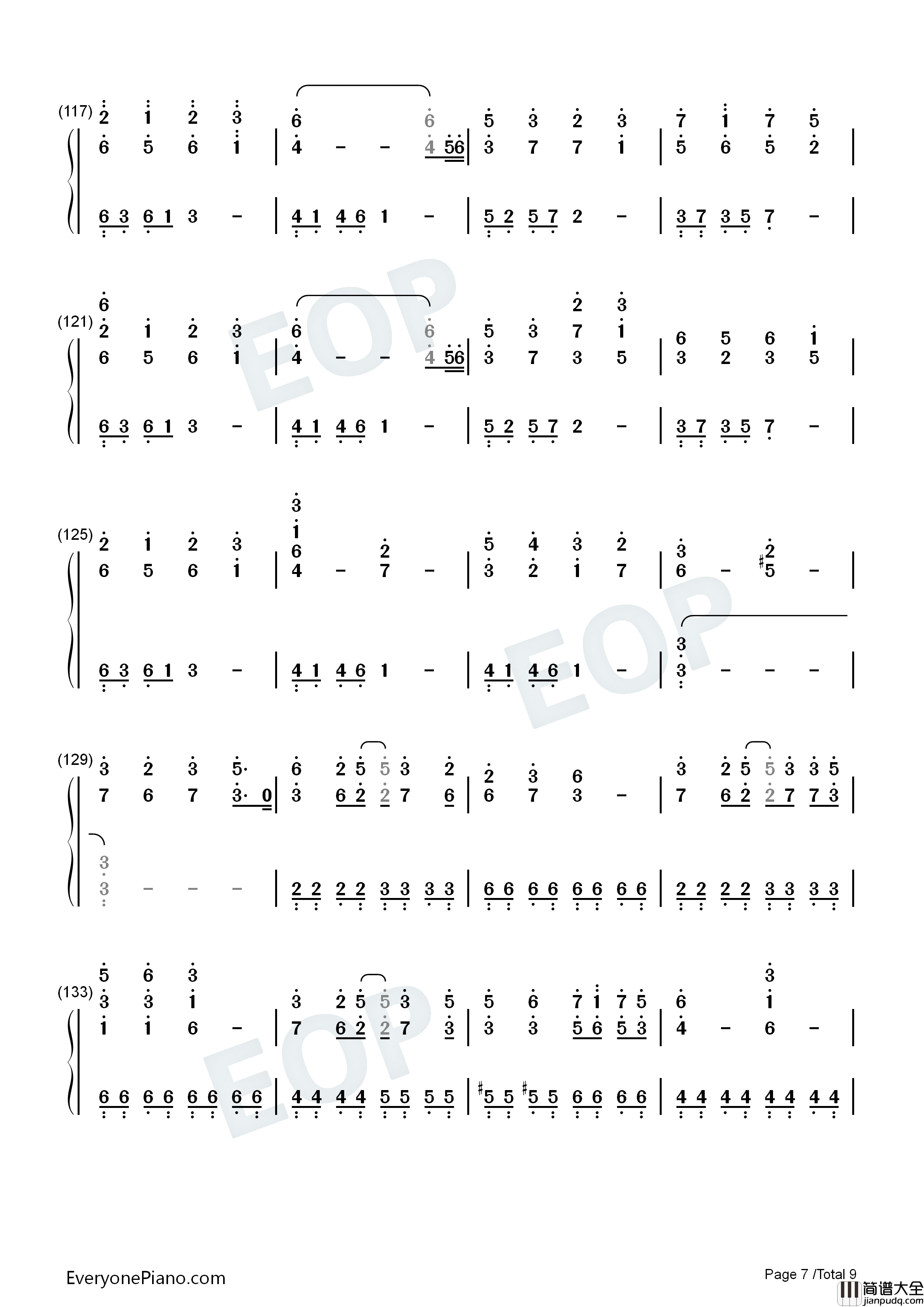 雨梦楼钢琴简谱_初音未来&镜音铃演唱