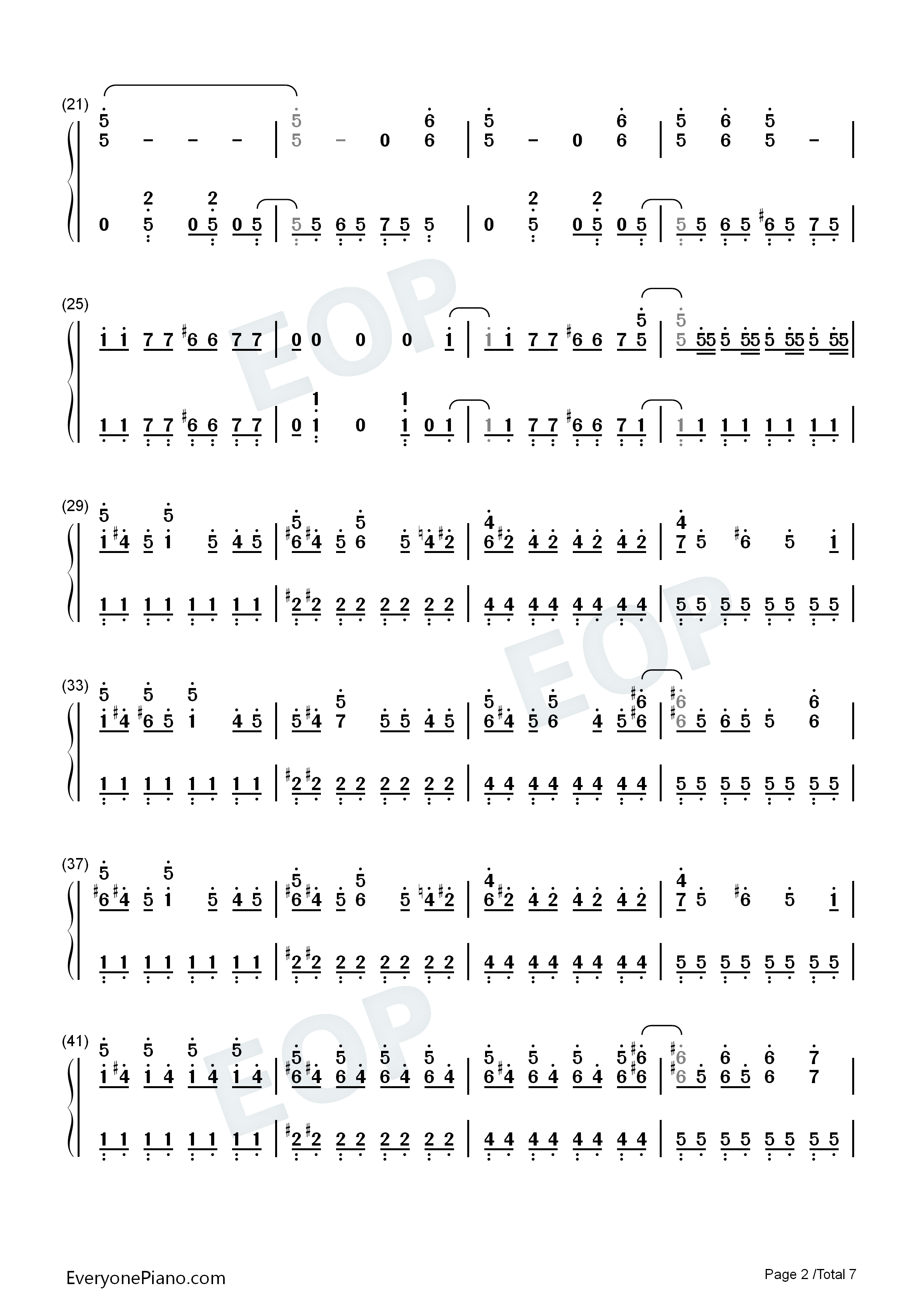 Chai_Maxx钢琴简谱_桃色幸运草Z演唱