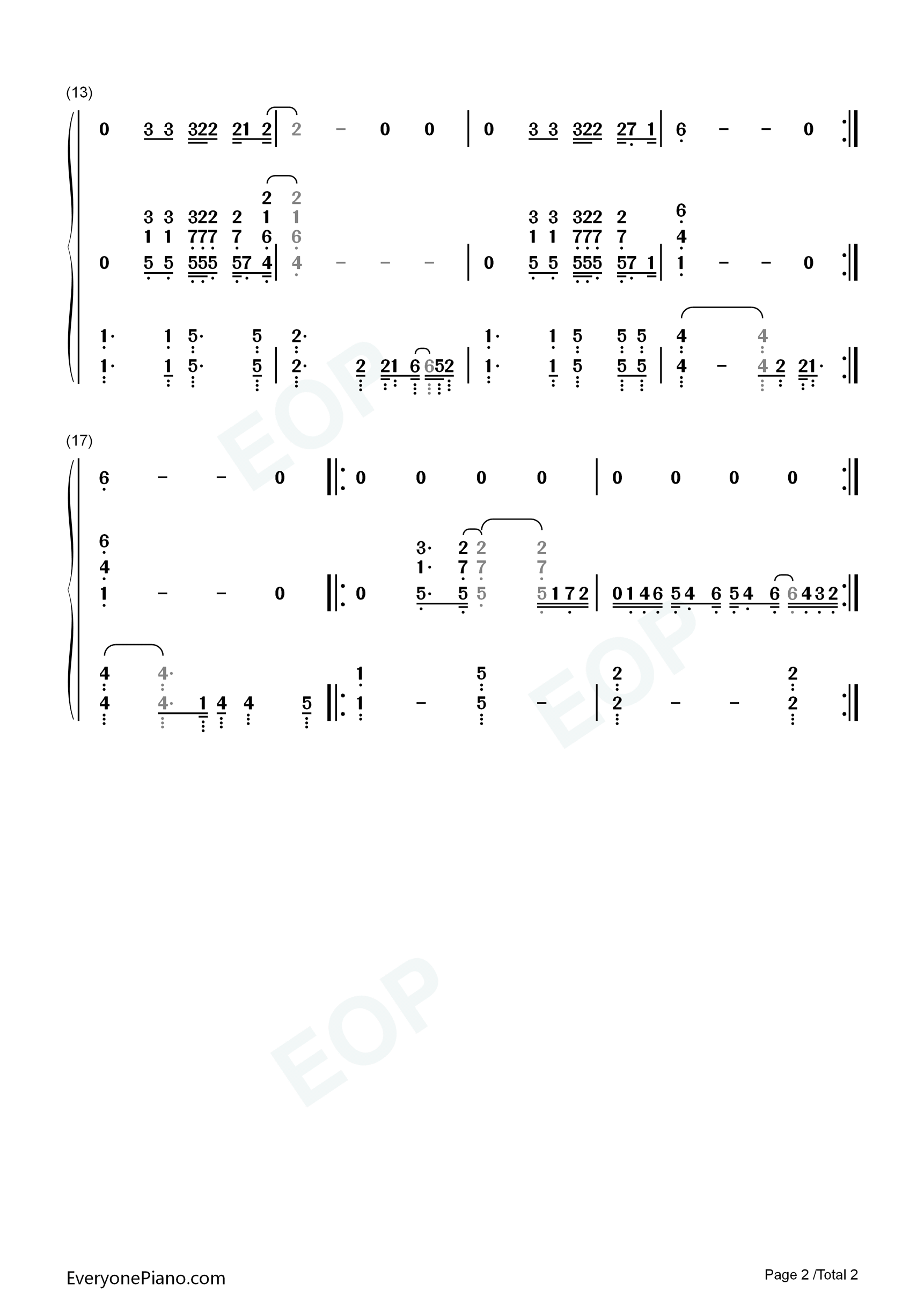 Knockin'_on_Heaven's_Door钢琴简谱_鲍勃·迪伦演唱