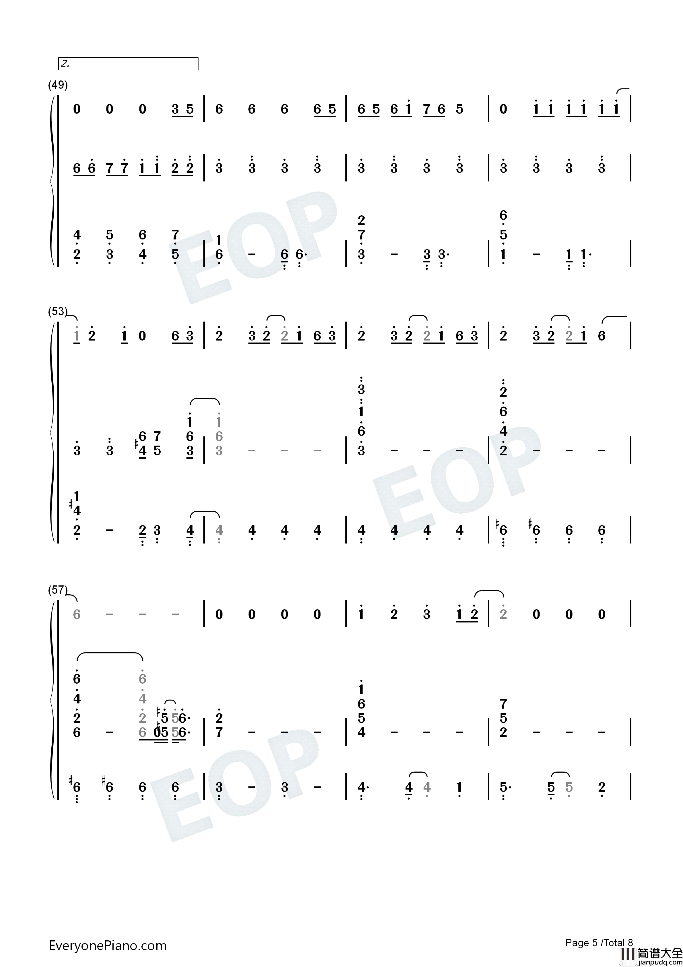 Troublemaker钢琴简谱_岚演唱