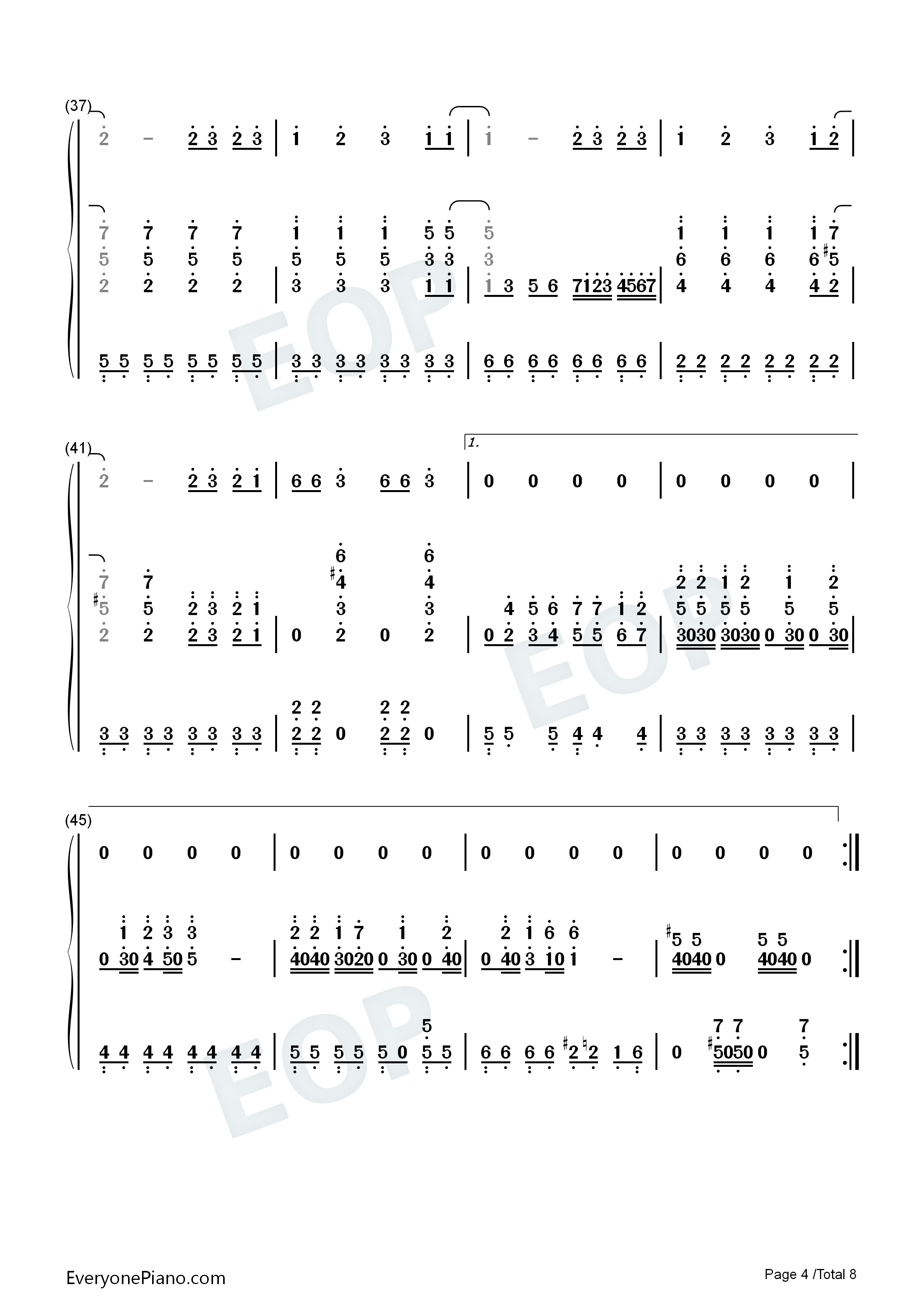 Troublemaker钢琴简谱_岚演唱