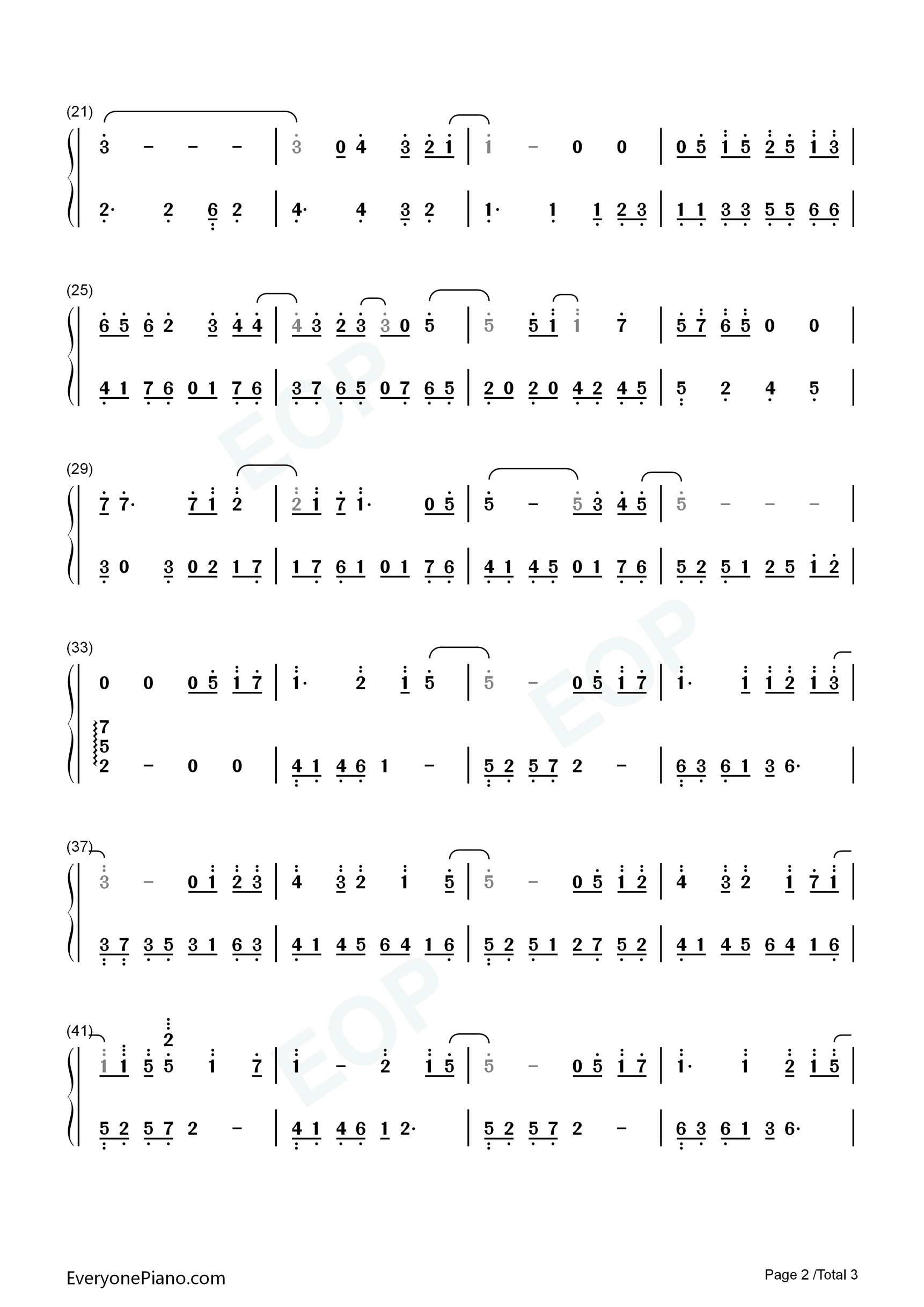 lull_～そして仆らは～钢琴简谱_Ray演唱