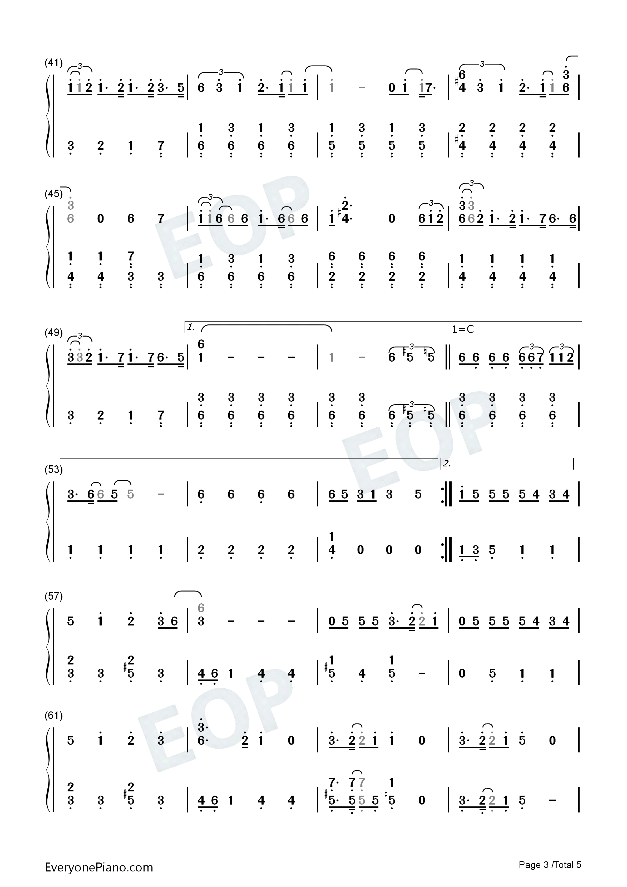 Endless_Game钢琴简谱_岚演唱