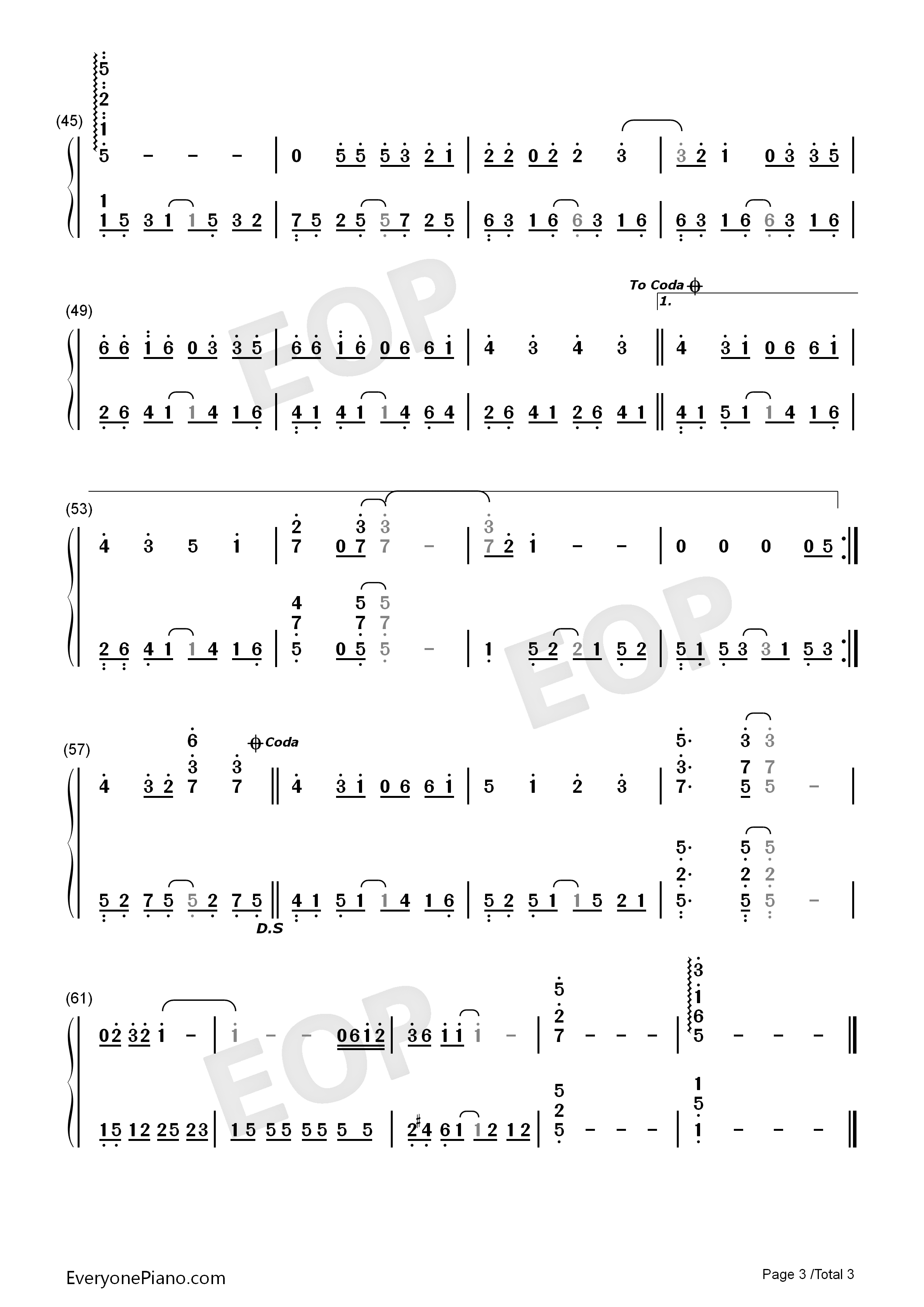 太委屈钢琴简谱_陶晶莹演唱