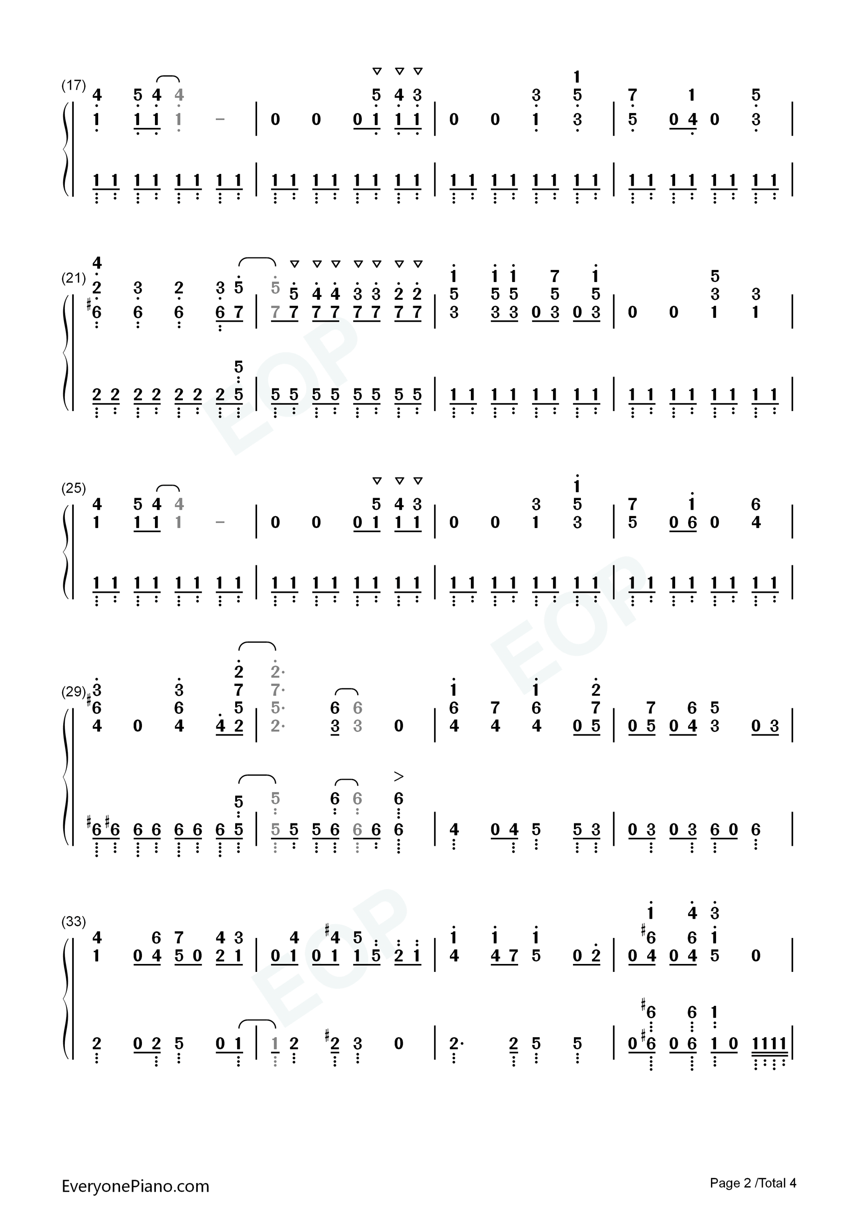 Girlish_Lover钢琴简谱_自演乙演唱