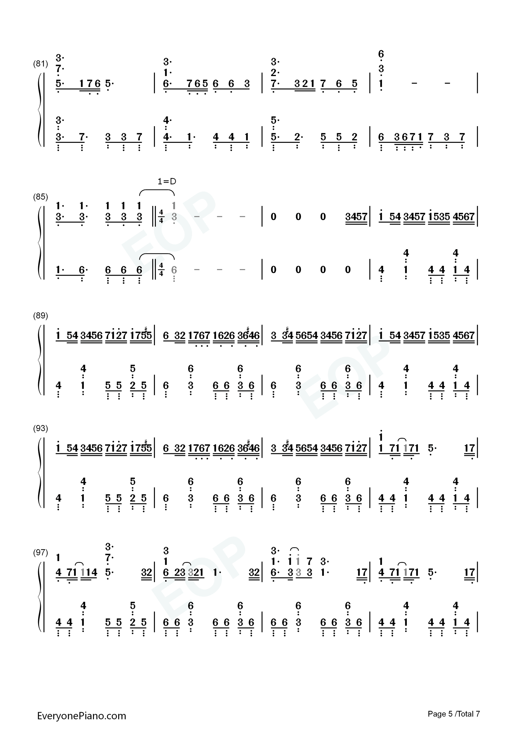 dorchadas钢琴简谱_Rita演唱