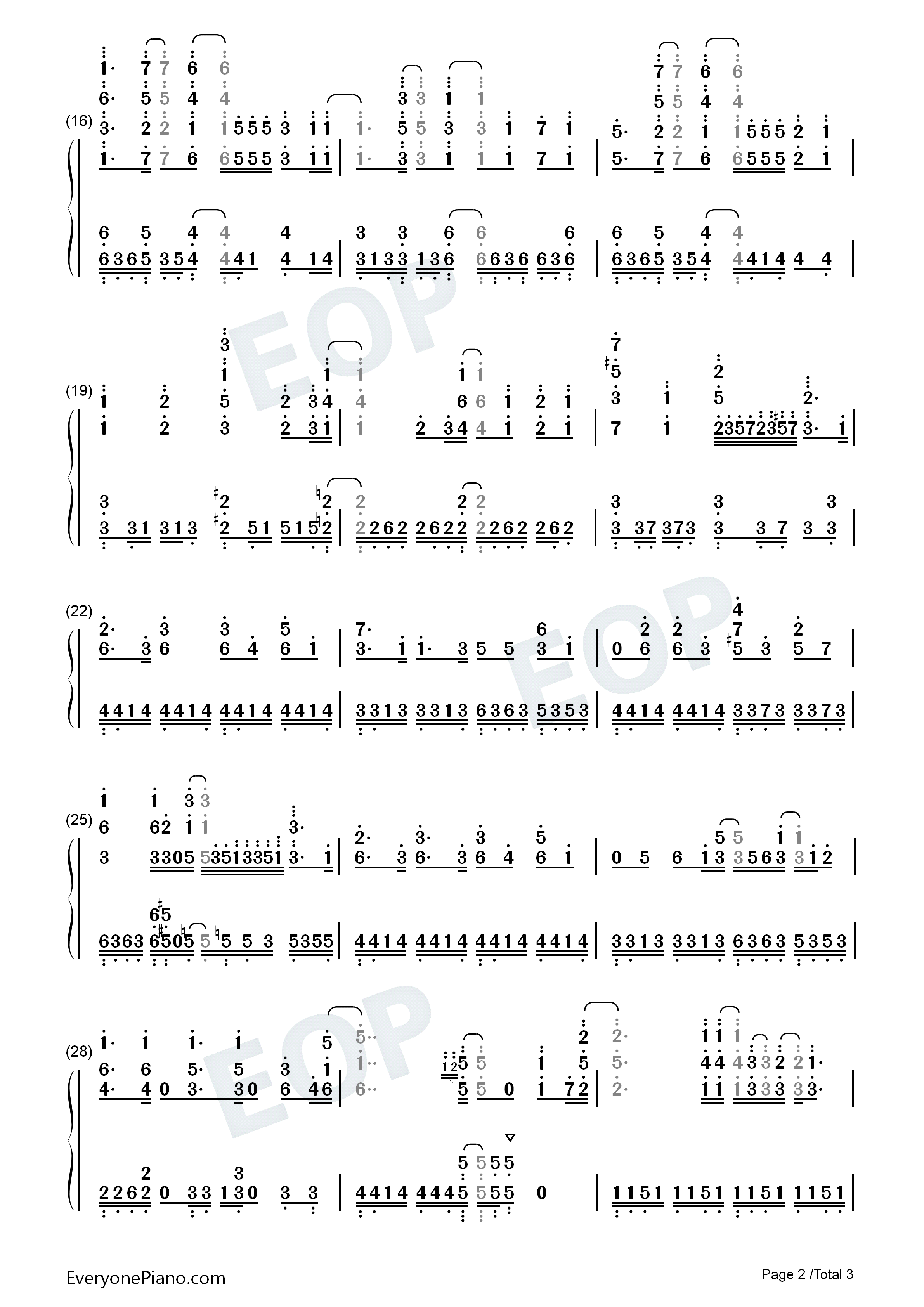 境界の彼方钢琴简谱_茅原实里演唱