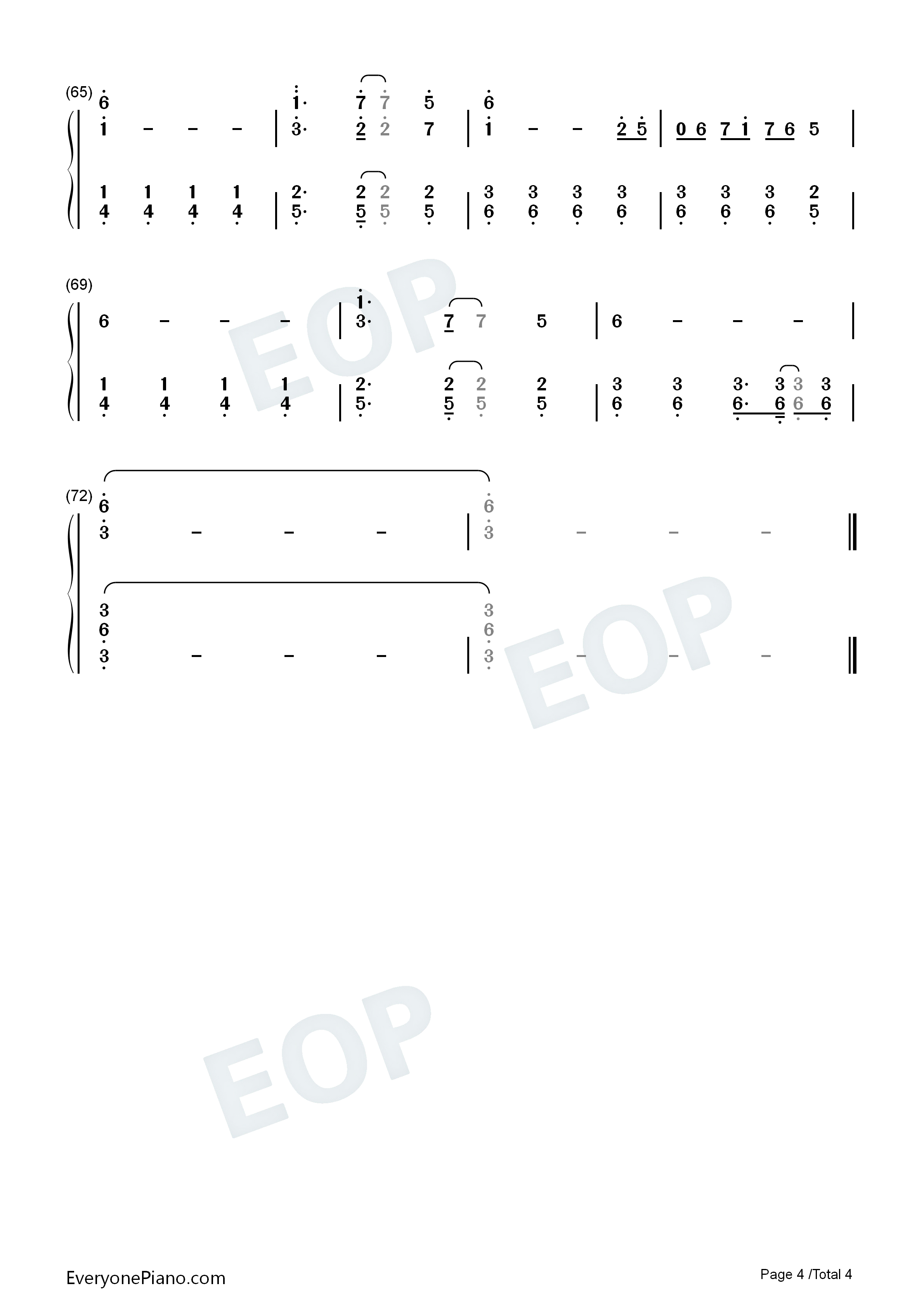 二色莲花蝶～Red_and_White钢琴简谱_ZUN演唱