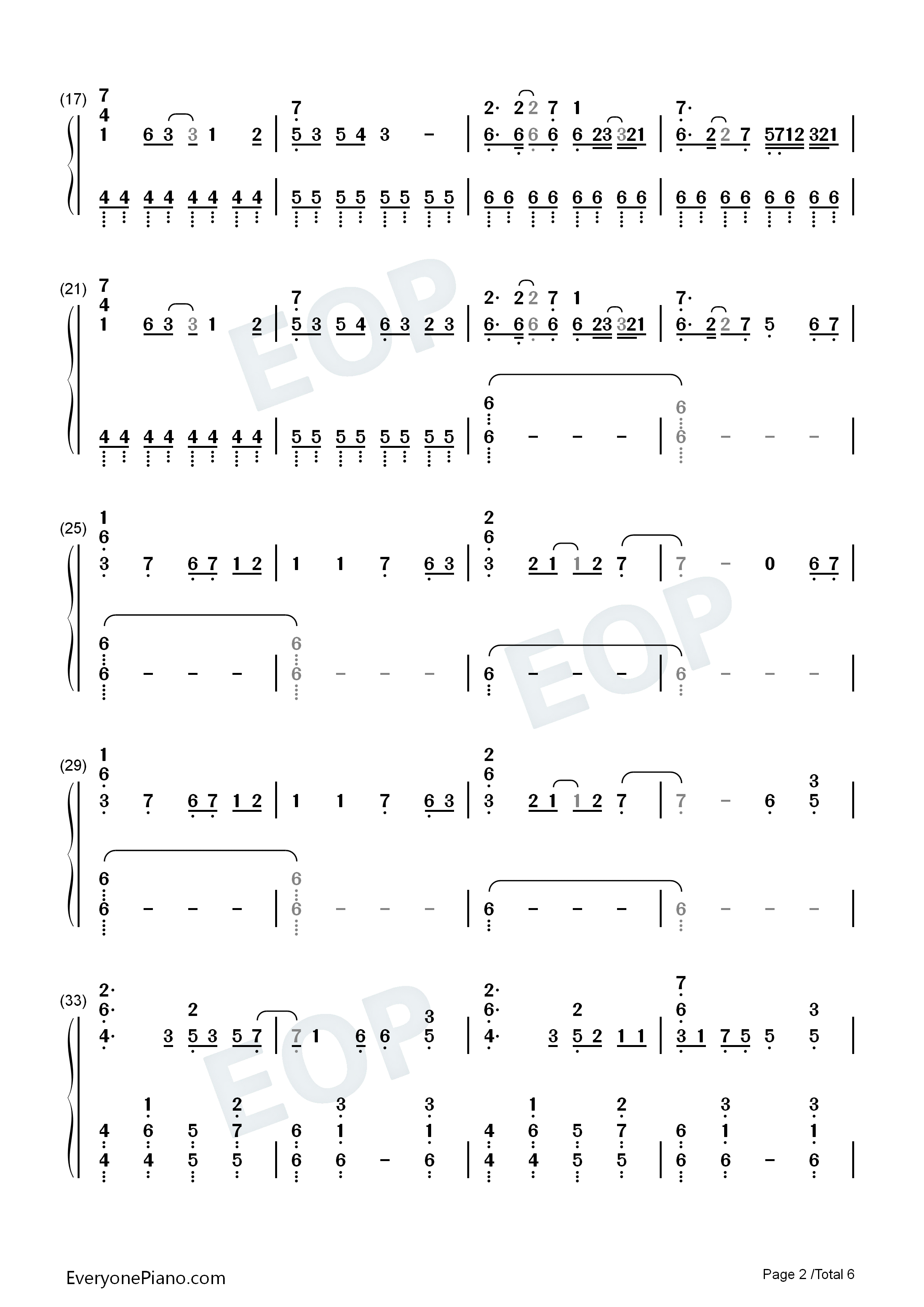 oblivious钢琴简谱_Kalafina演唱