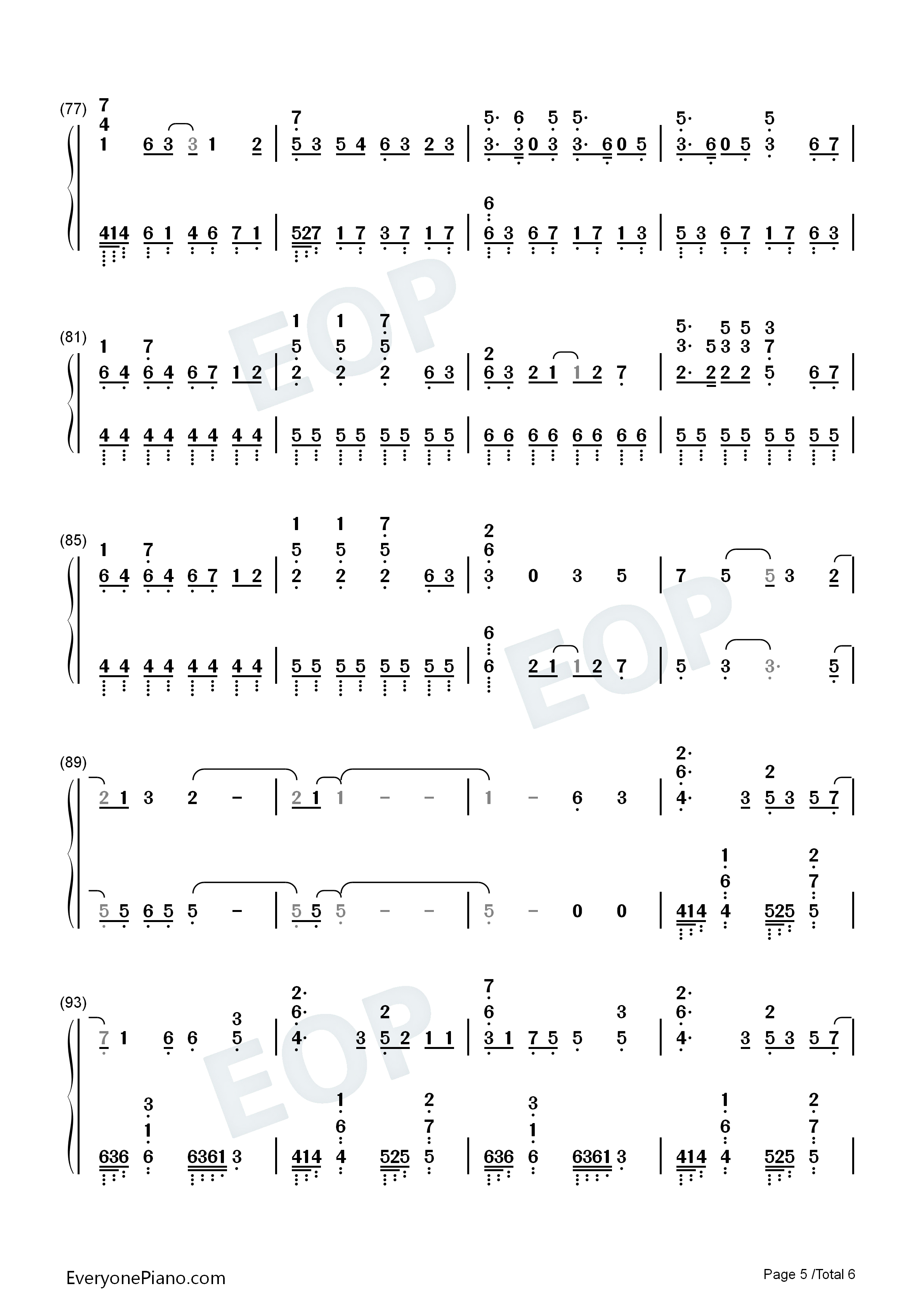 oblivious钢琴简谱_Kalafina演唱