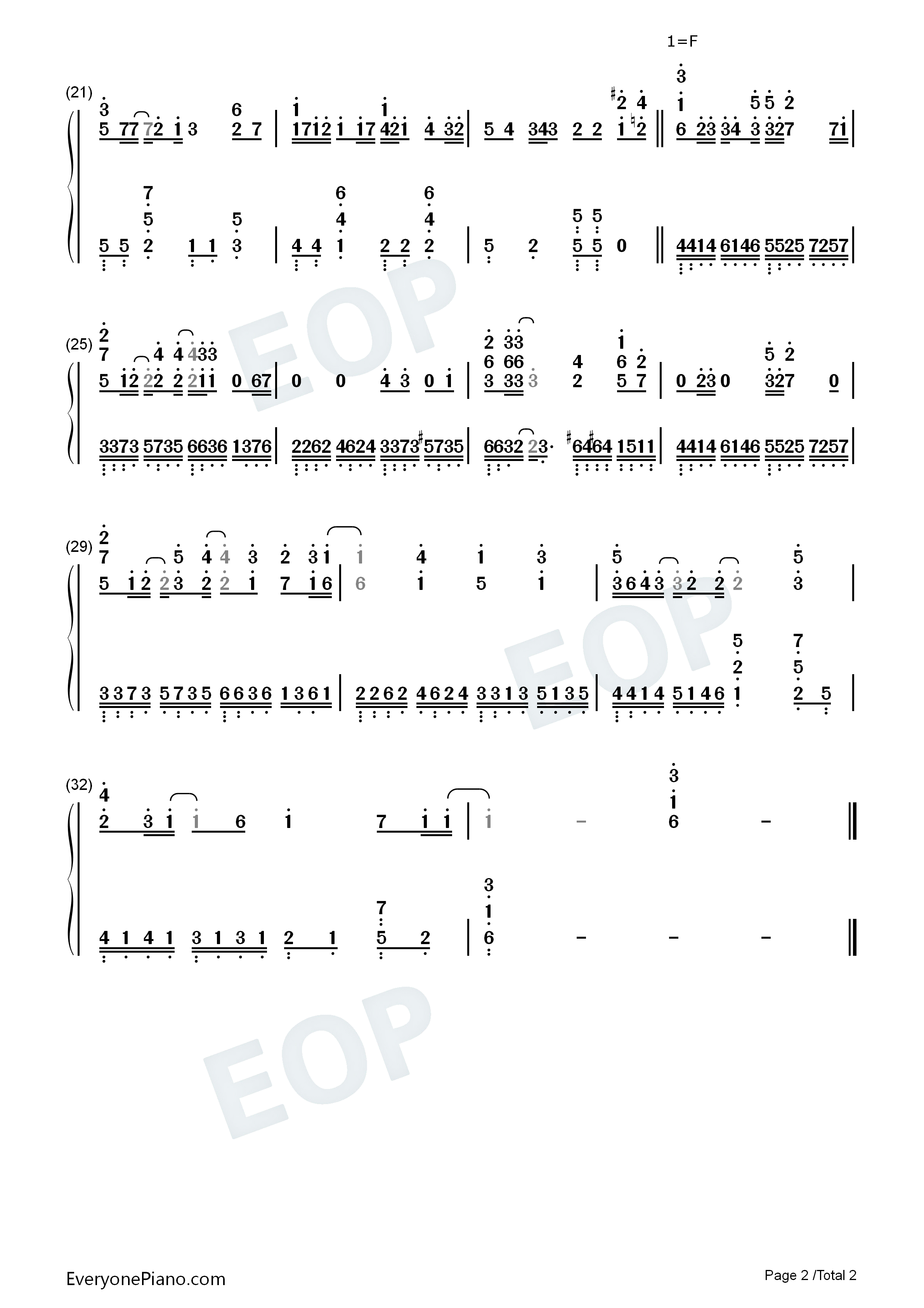 まどろみの約束钢琴简谱_千反田爱瑠（佐藤聪美）_伊原摩耶花（茅野爱衣）演唱
