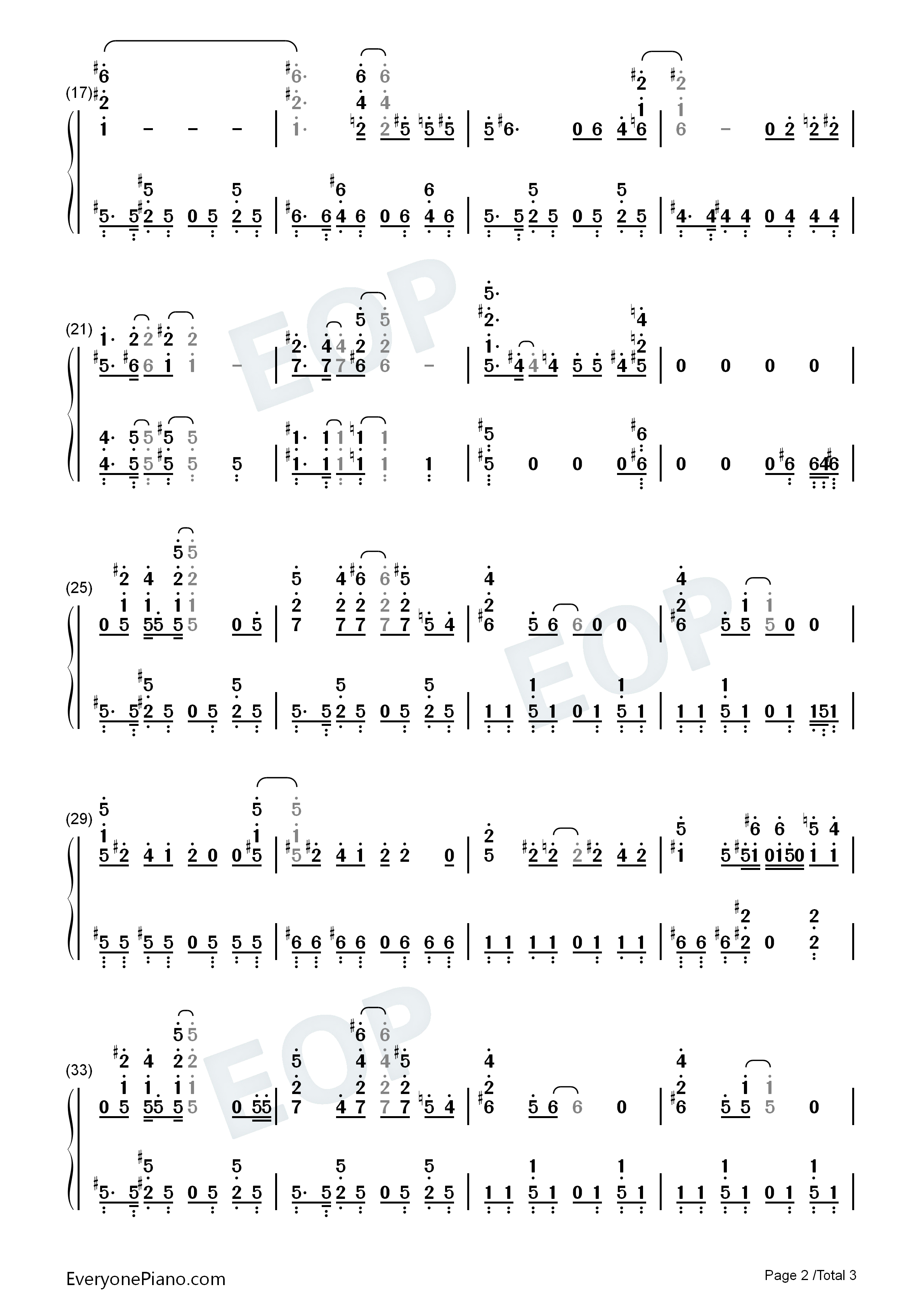 微笑みの爆弾钢琴简谱_马渡松子演唱