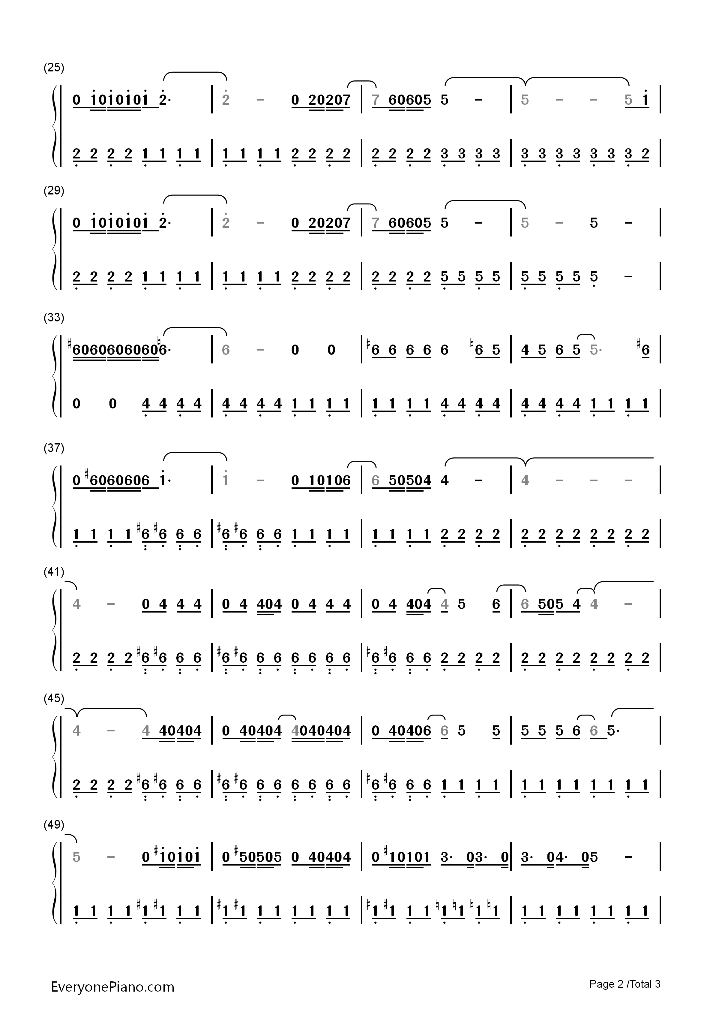 Everything_Is_Awesome钢琴简谱_Tegan_and_Sara演唱