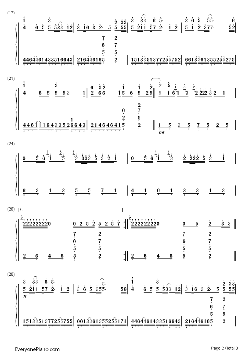 发如雪钢琴简谱_周杰伦演唱