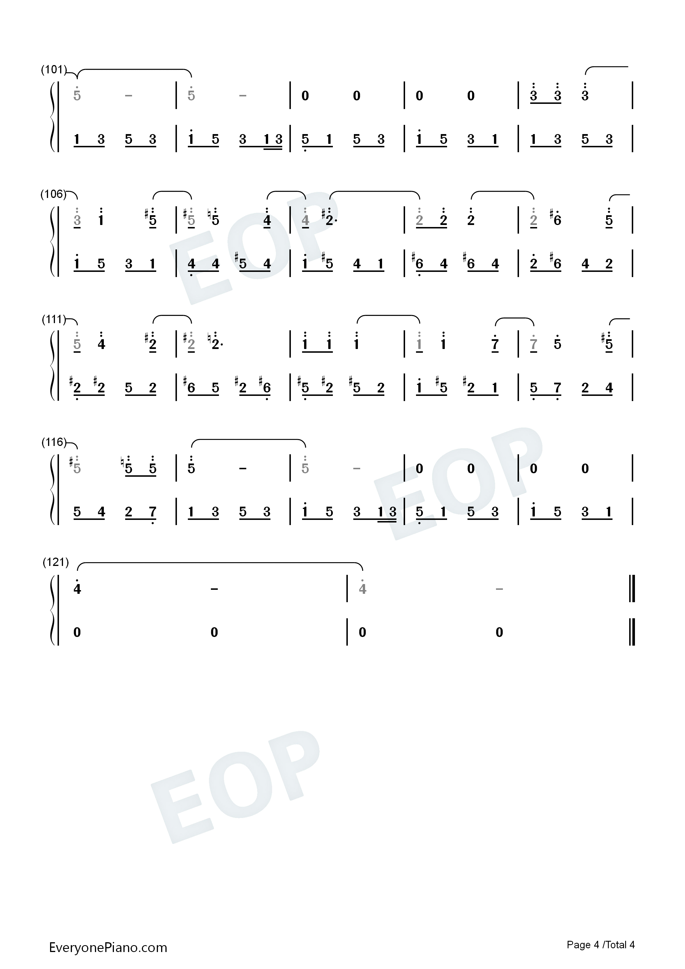 Unintended钢琴简谱_Muse演唱