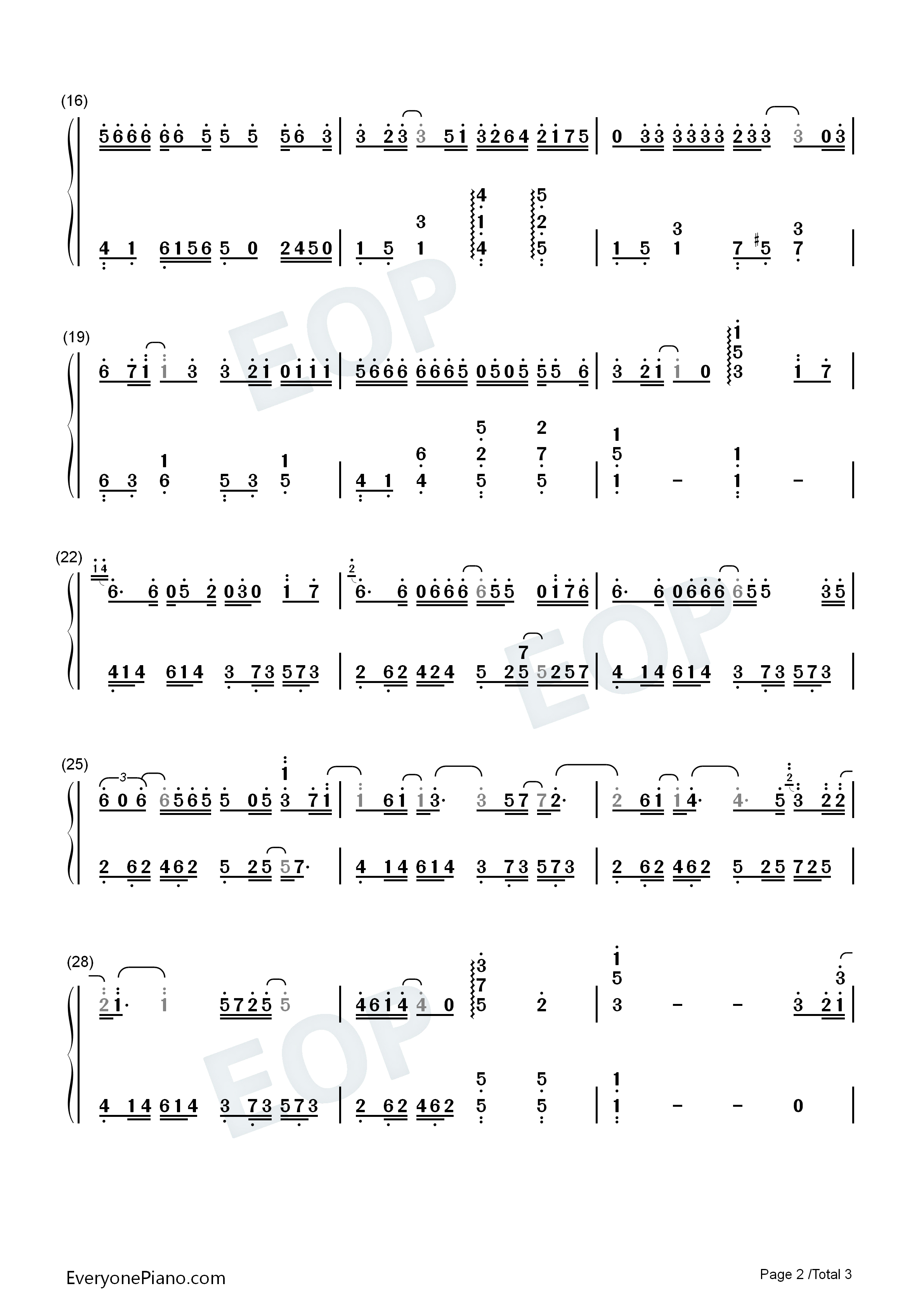 泪的告白钢琴简谱_吉田亚纪子演唱