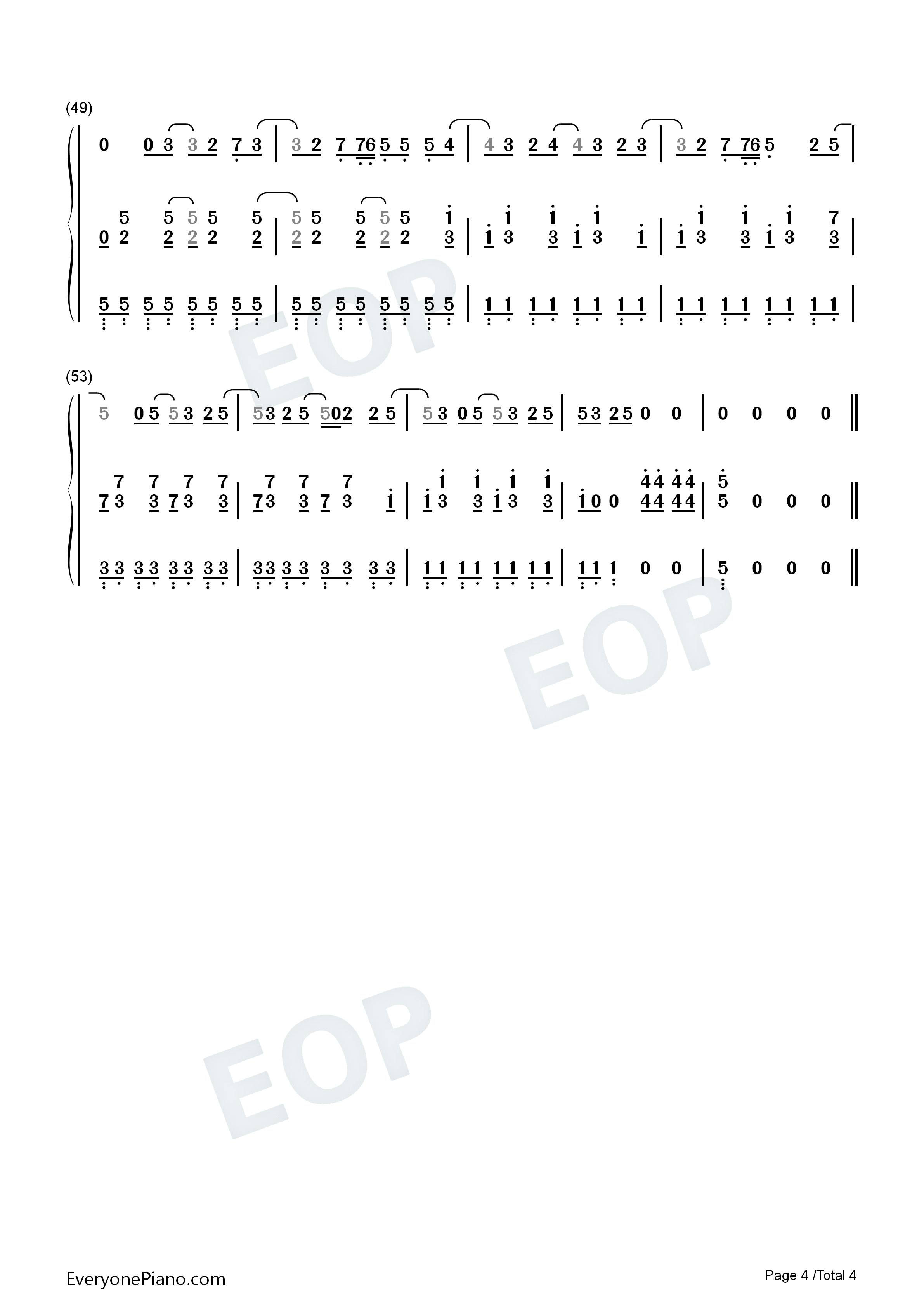 I_Gotta_Feeling钢琴简谱_Black_Eyed_Peas演唱