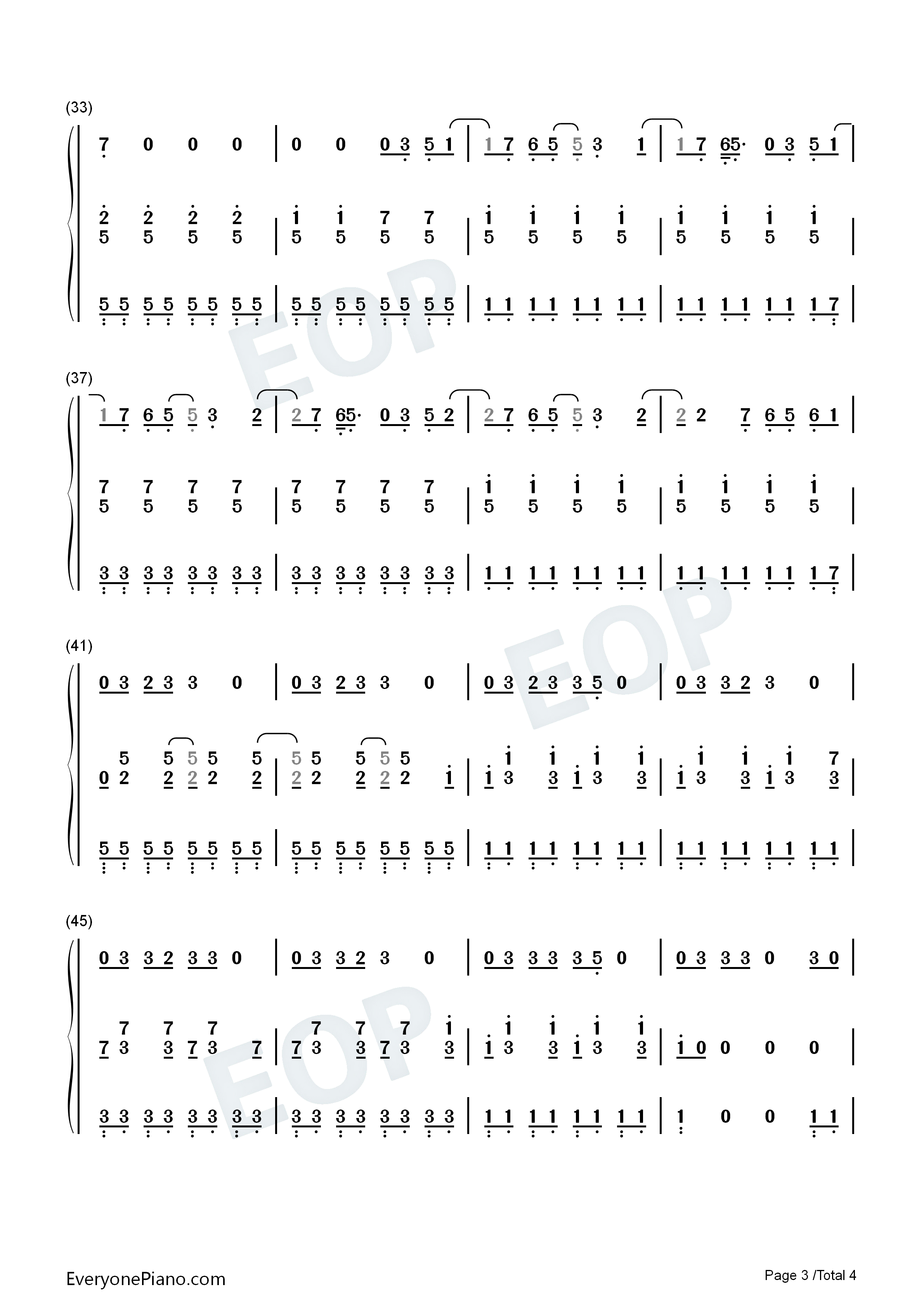 I_Gotta_Feeling钢琴简谱_Black_Eyed_Peas演唱