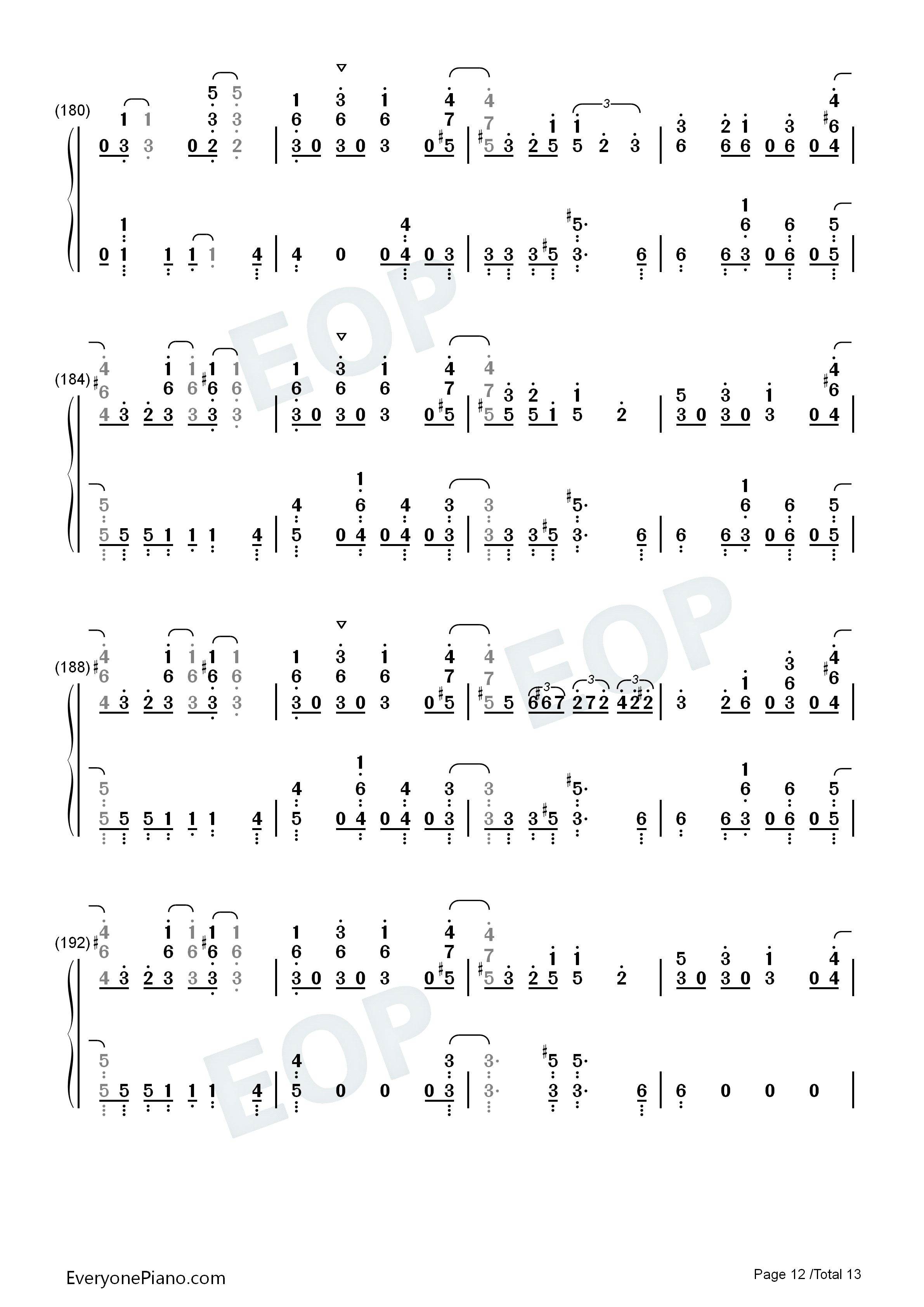 Fire◎Flower钢琴简谱_鏡音レン演唱