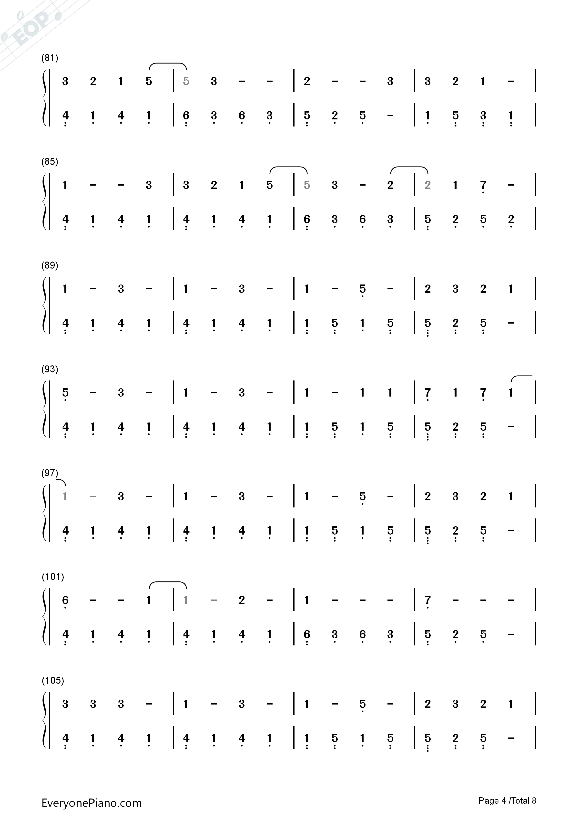 Enchanted钢琴简谱_Taylor_Swift演唱