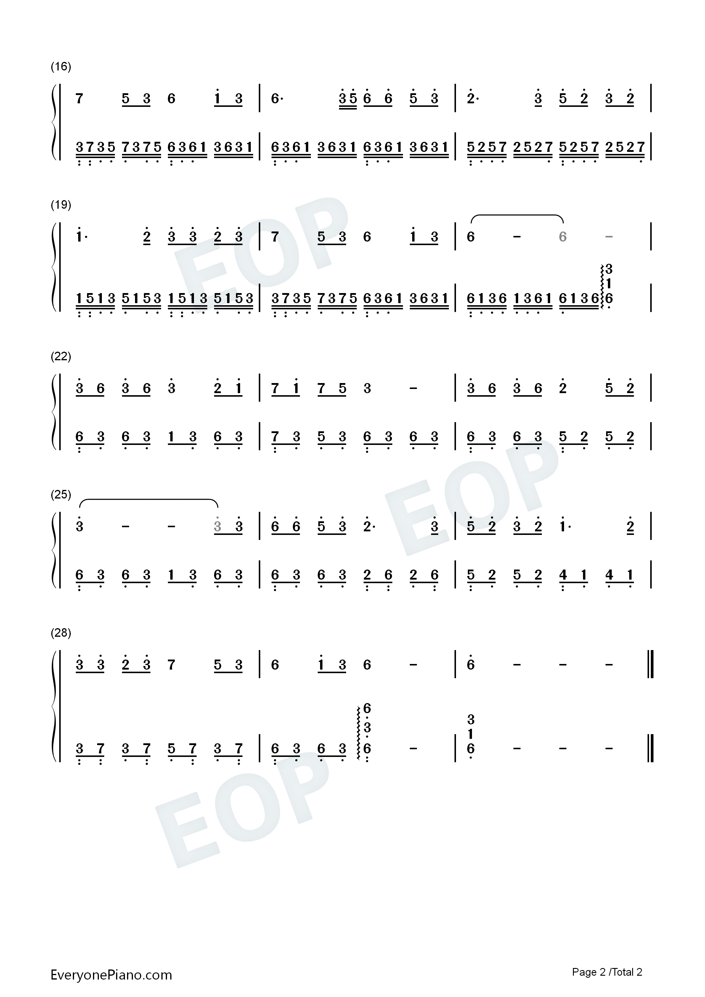 二月雪花飘钢琴简谱_耳朵长演唱