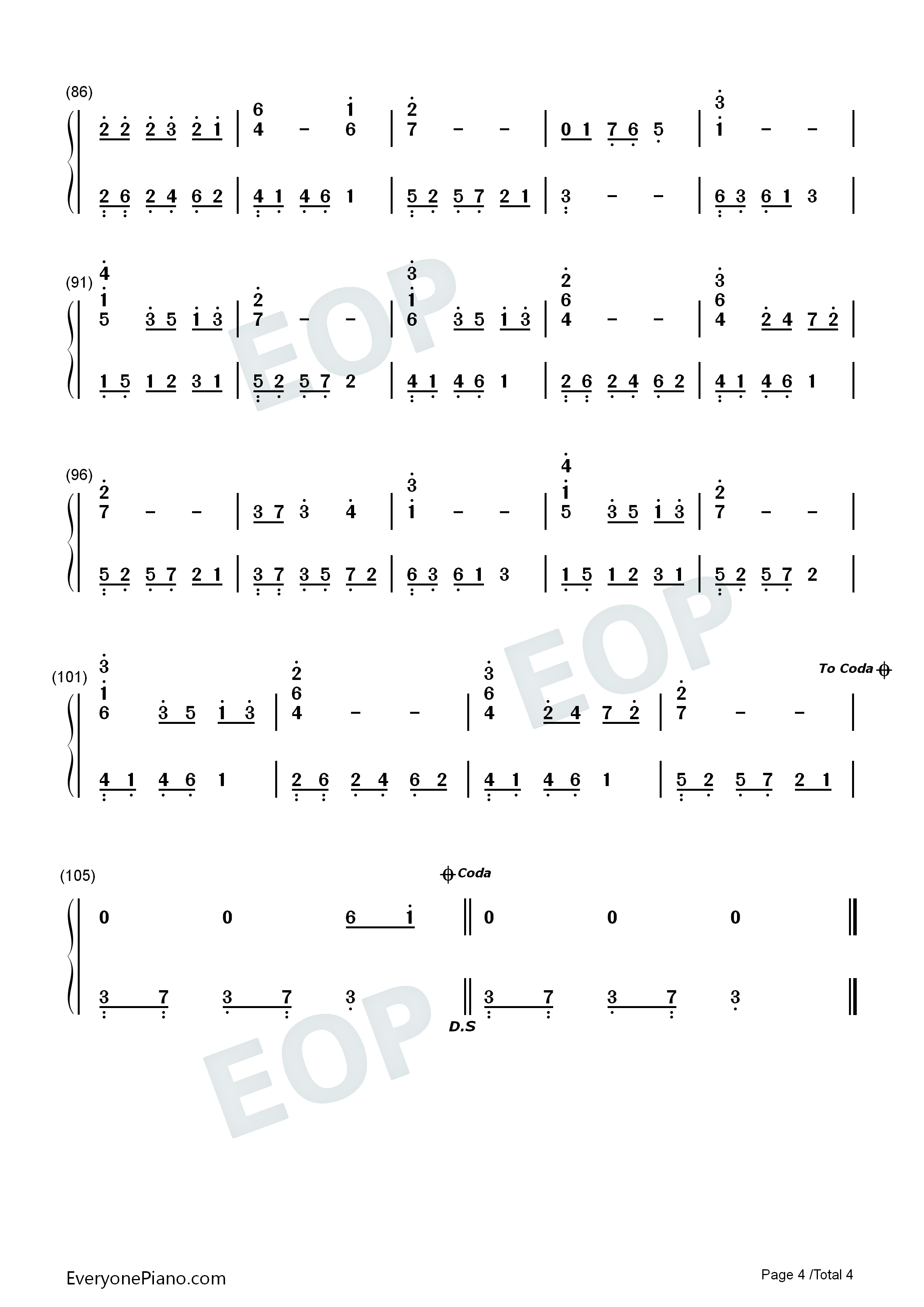 Arrietty's_Song钢琴简谱_塞西尔·科贝尔__セシルコルベル_宫崎骏演唱