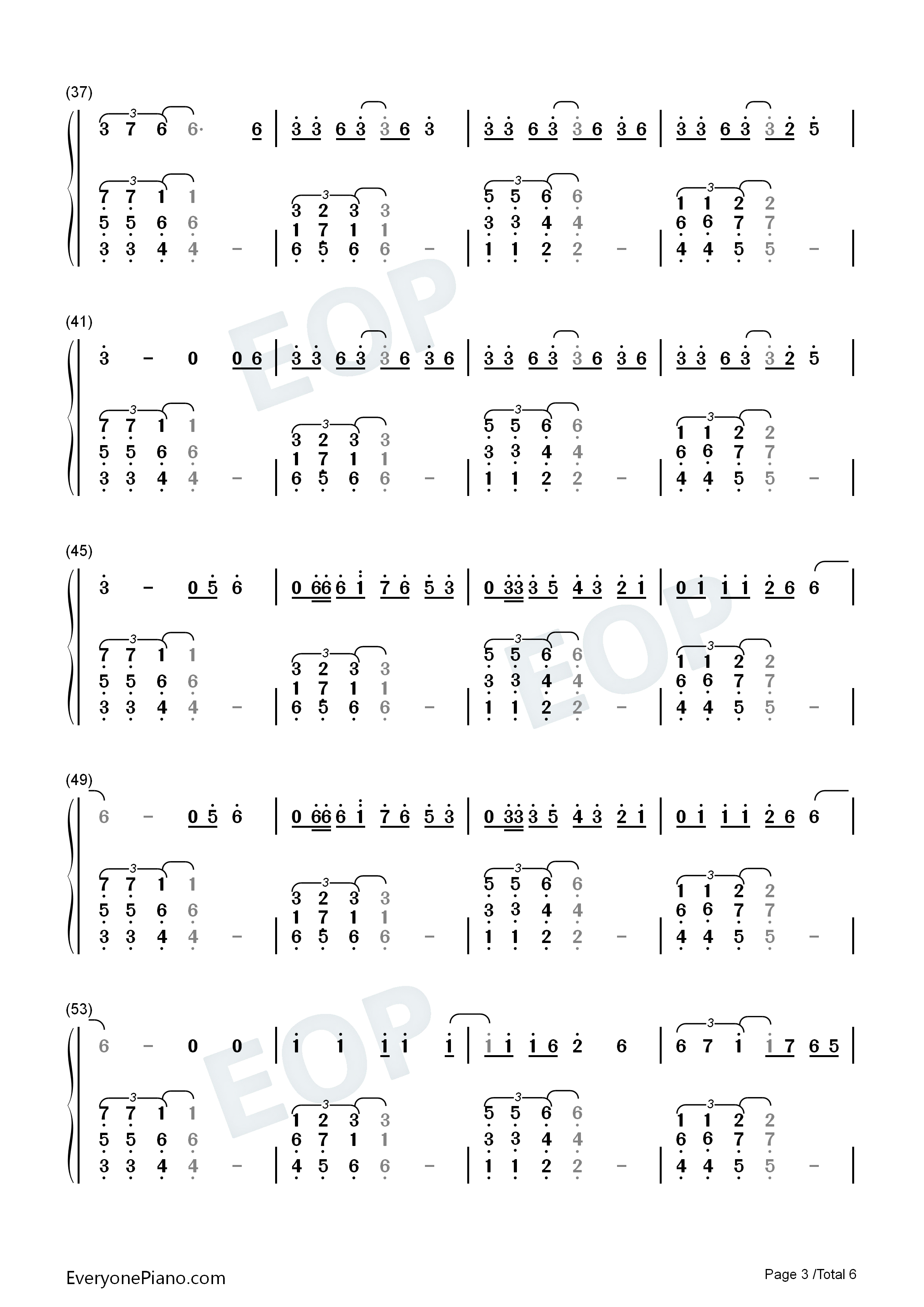 Your_Body钢琴简谱_Christina_Aguilera演唱