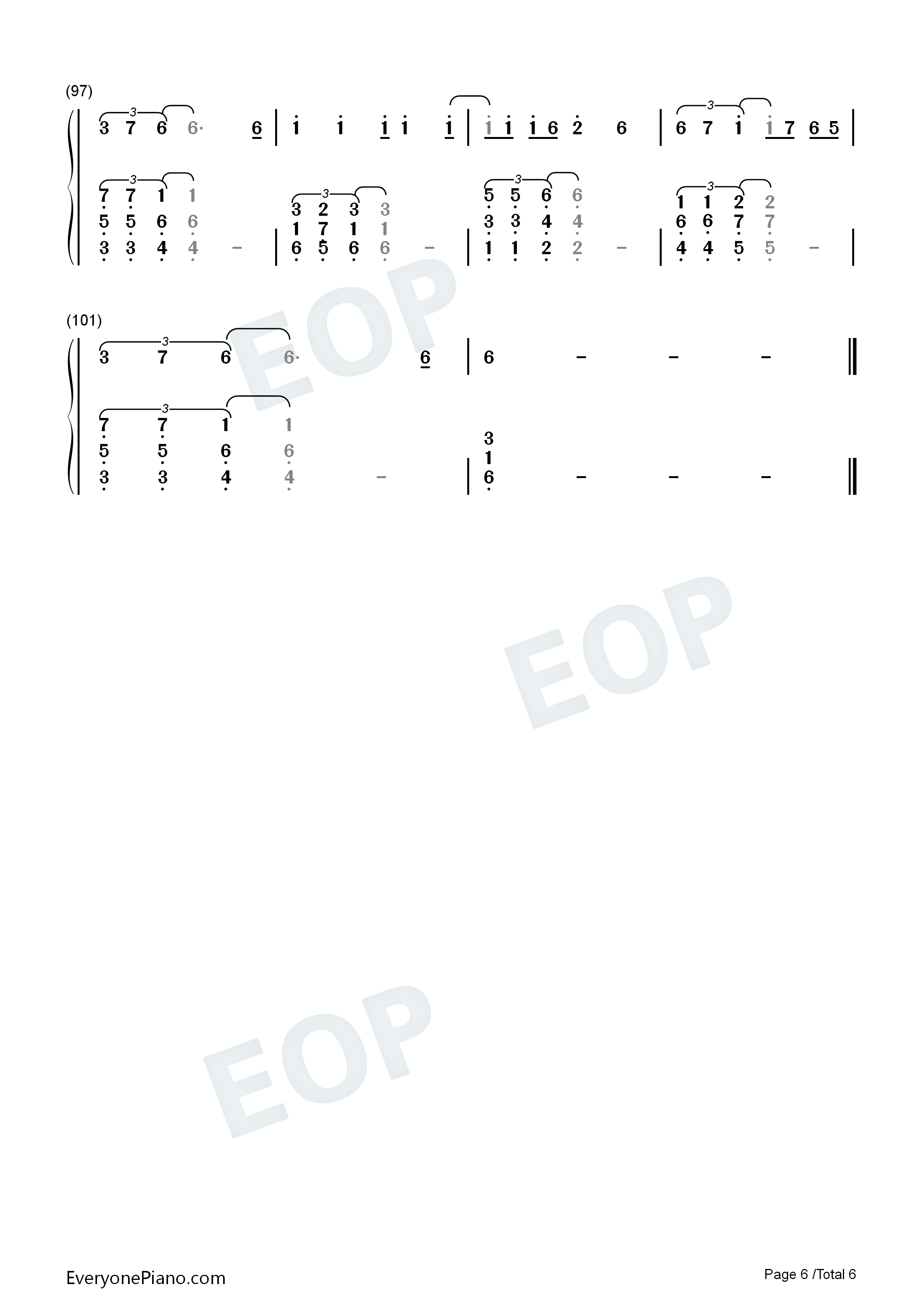 Your_Body钢琴简谱_Christina_Aguilera演唱