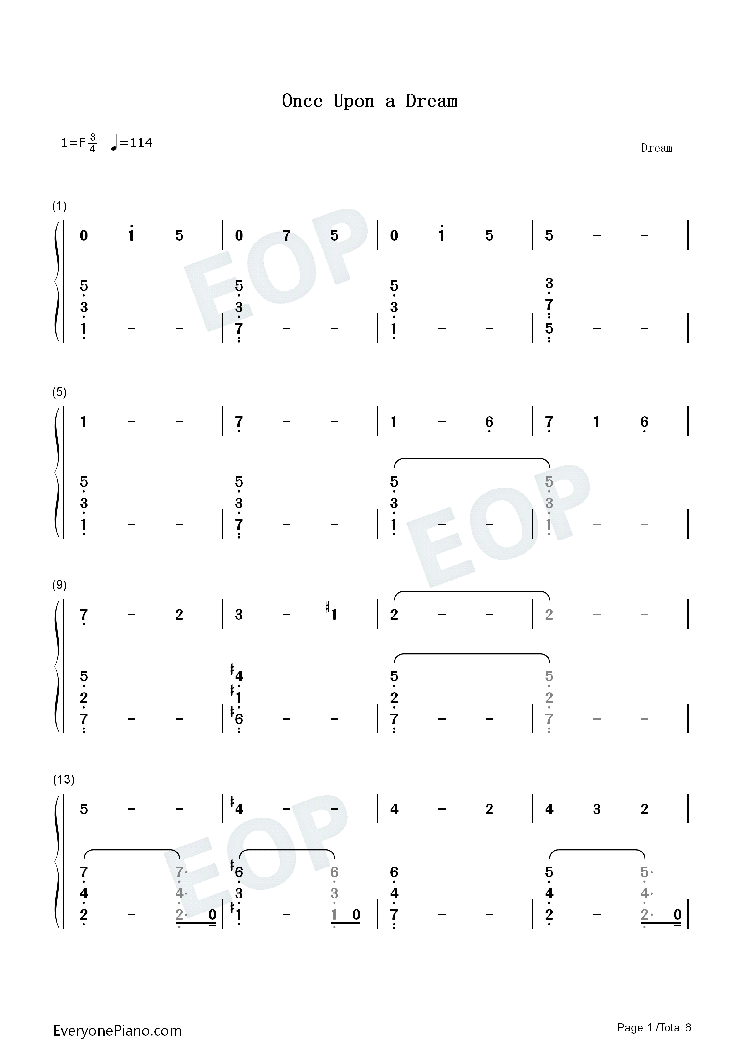 Once_Upon_a_Dream钢琴简谱_Lana_Del_Rey演唱