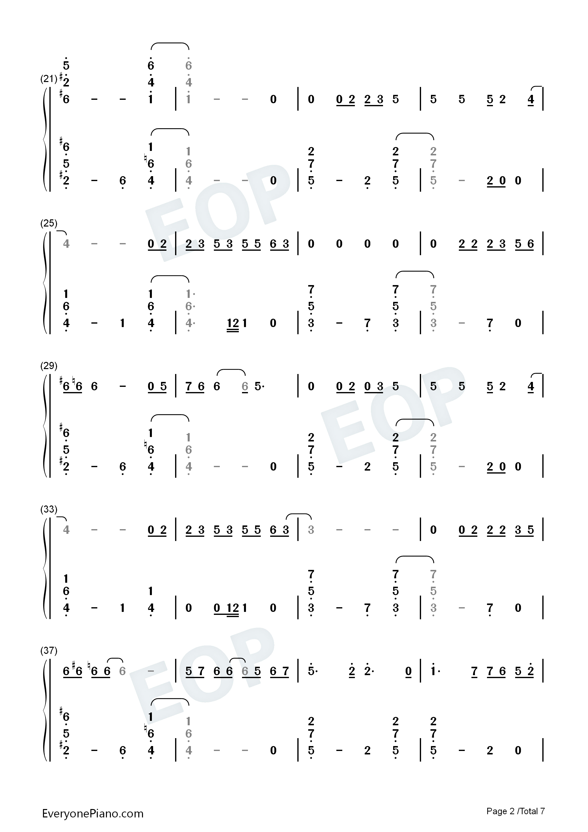 Honeymoon_Avenue钢琴简谱_Ariana_Grande演唱
