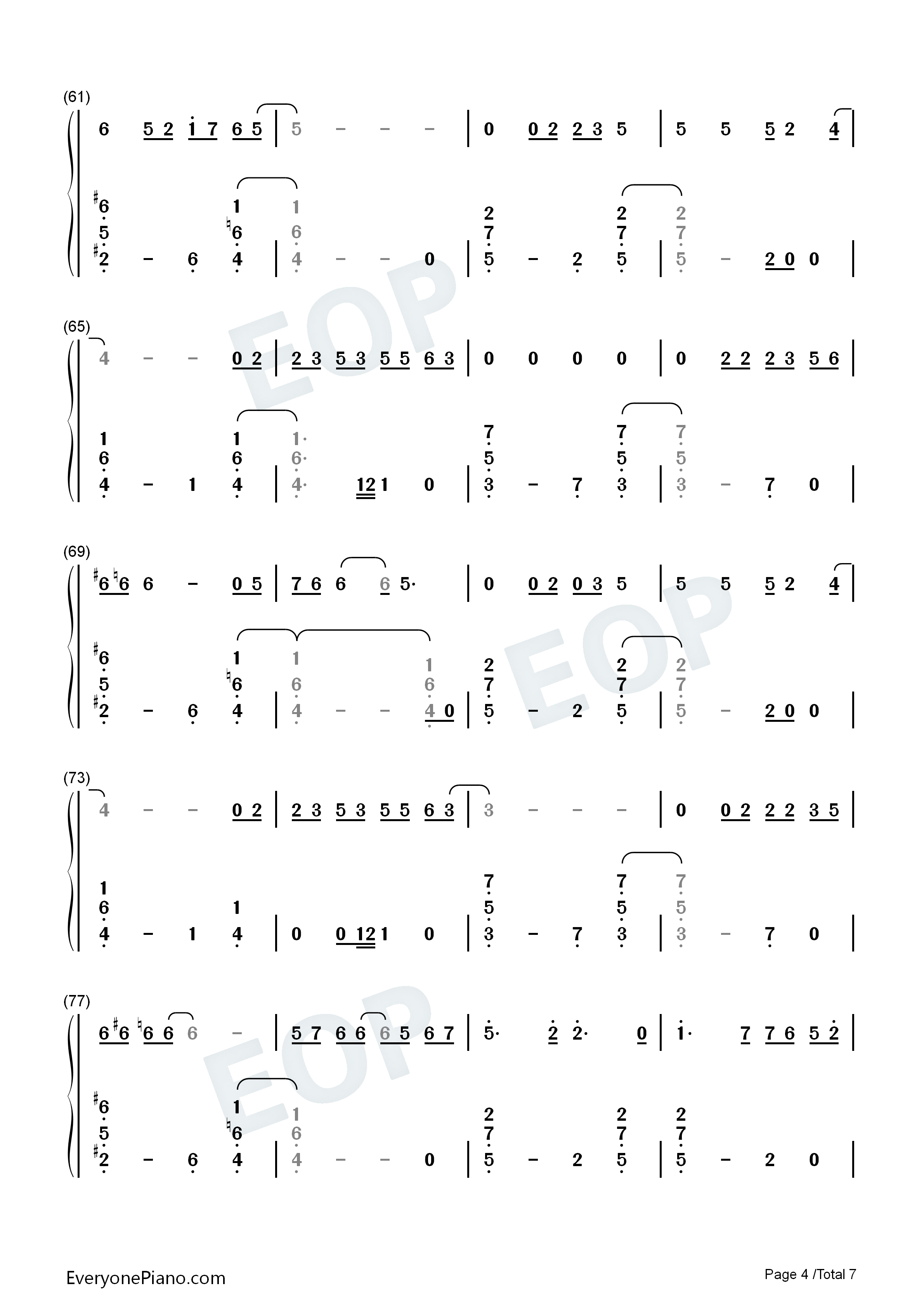 Honeymoon_Avenue钢琴简谱_Ariana_Grande演唱