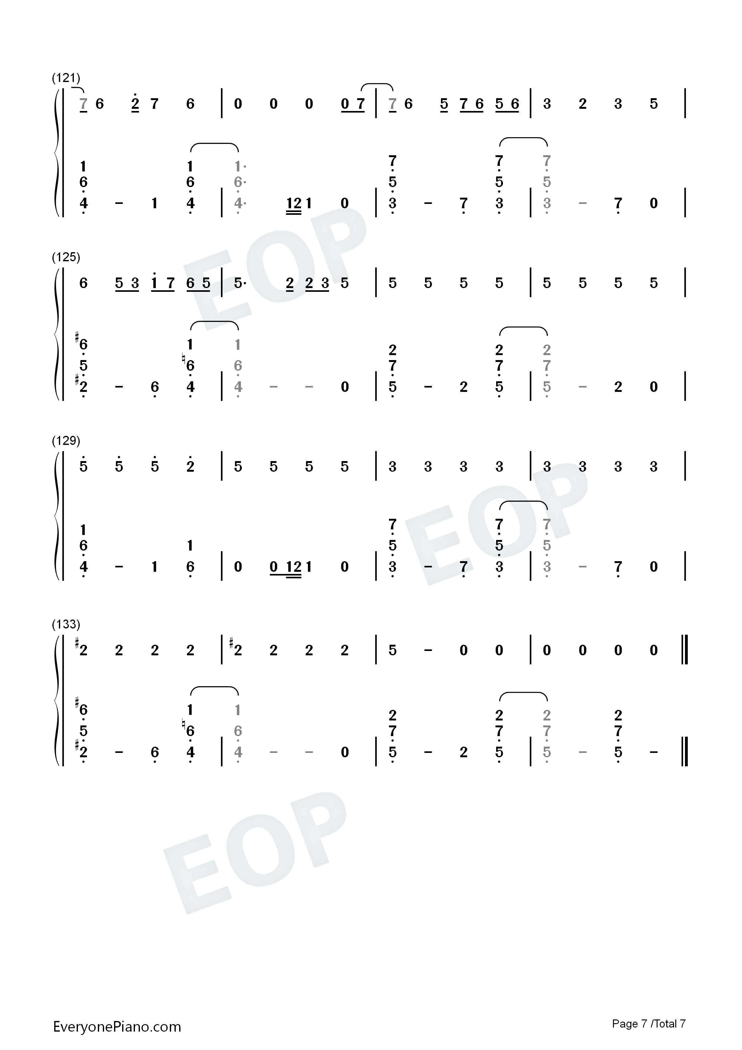 Honeymoon_Avenue钢琴简谱_Ariana_Grande演唱