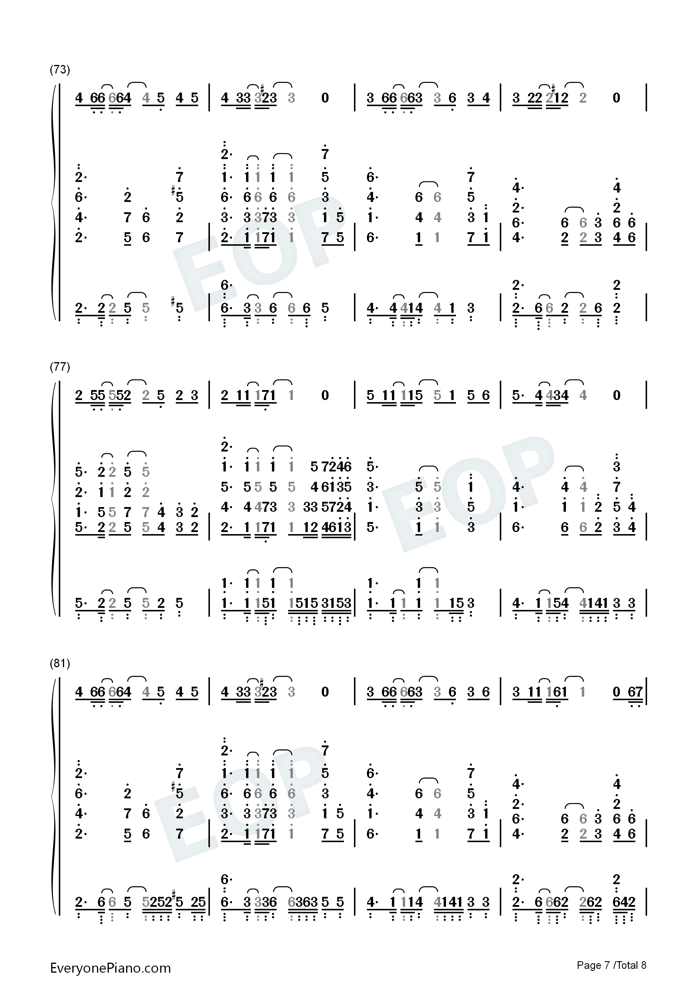 たからもの钢琴简谱_石田燿子演唱