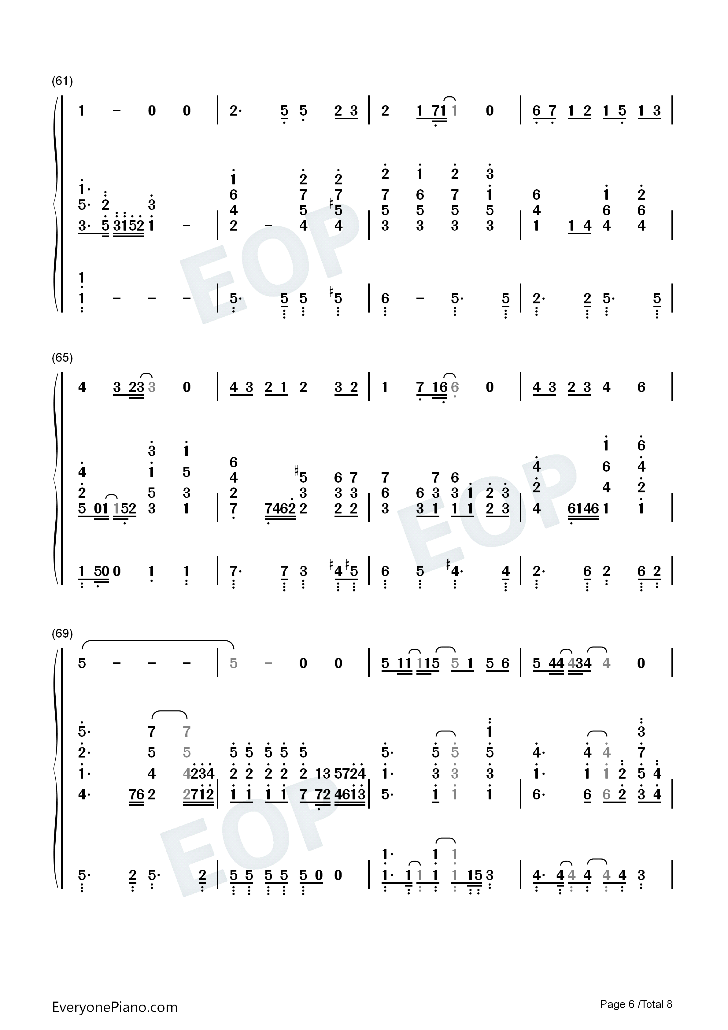 たからもの钢琴简谱_石田燿子演唱