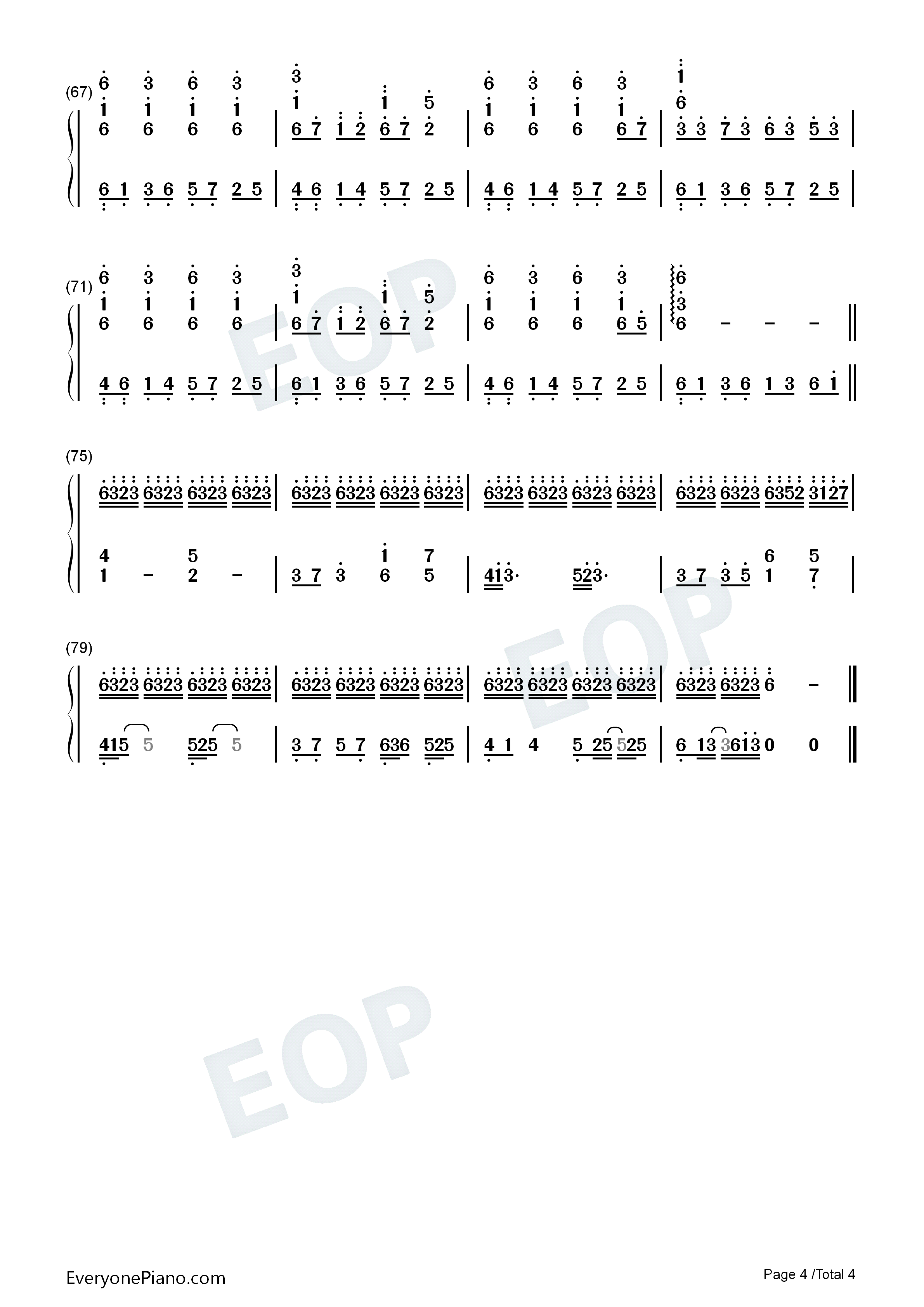 竹取飞翔　～_Lunatic_Princess钢琴简谱_东方project演唱