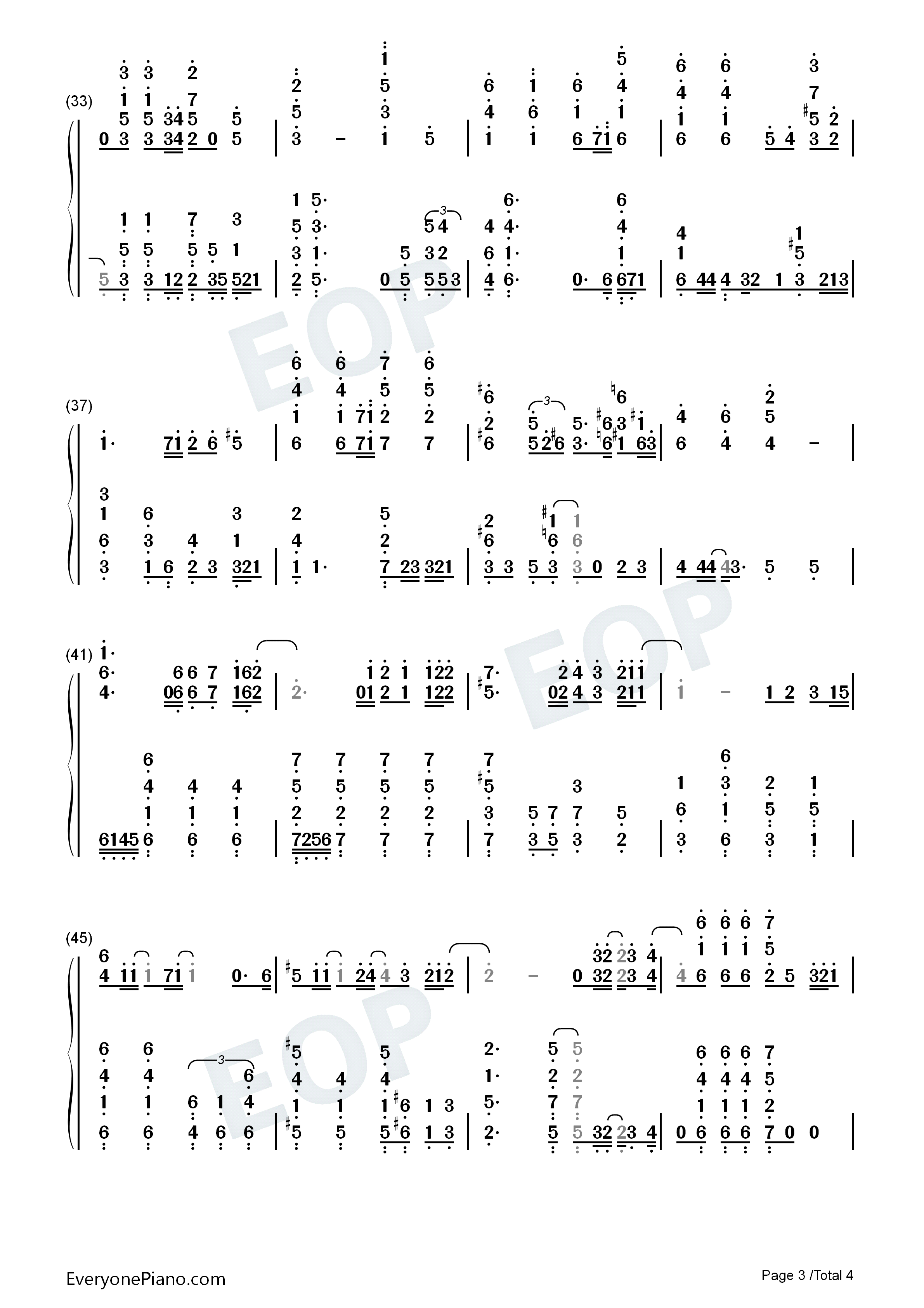 It_Has_to_be_You钢琴简谱_Ye_Sung　艺声(Super_Junior)演唱