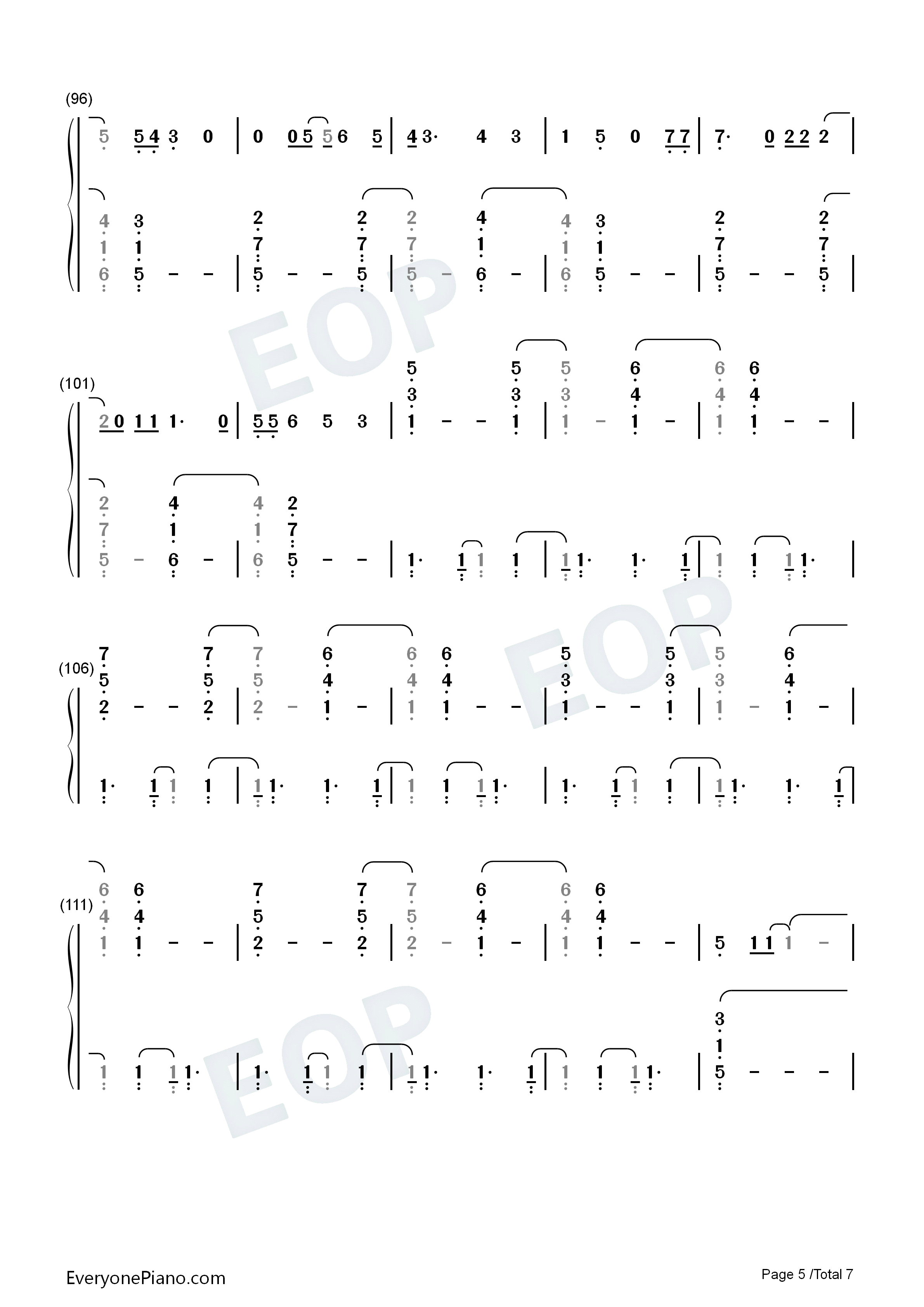 Carry_On钢琴简谱_Fun.演唱