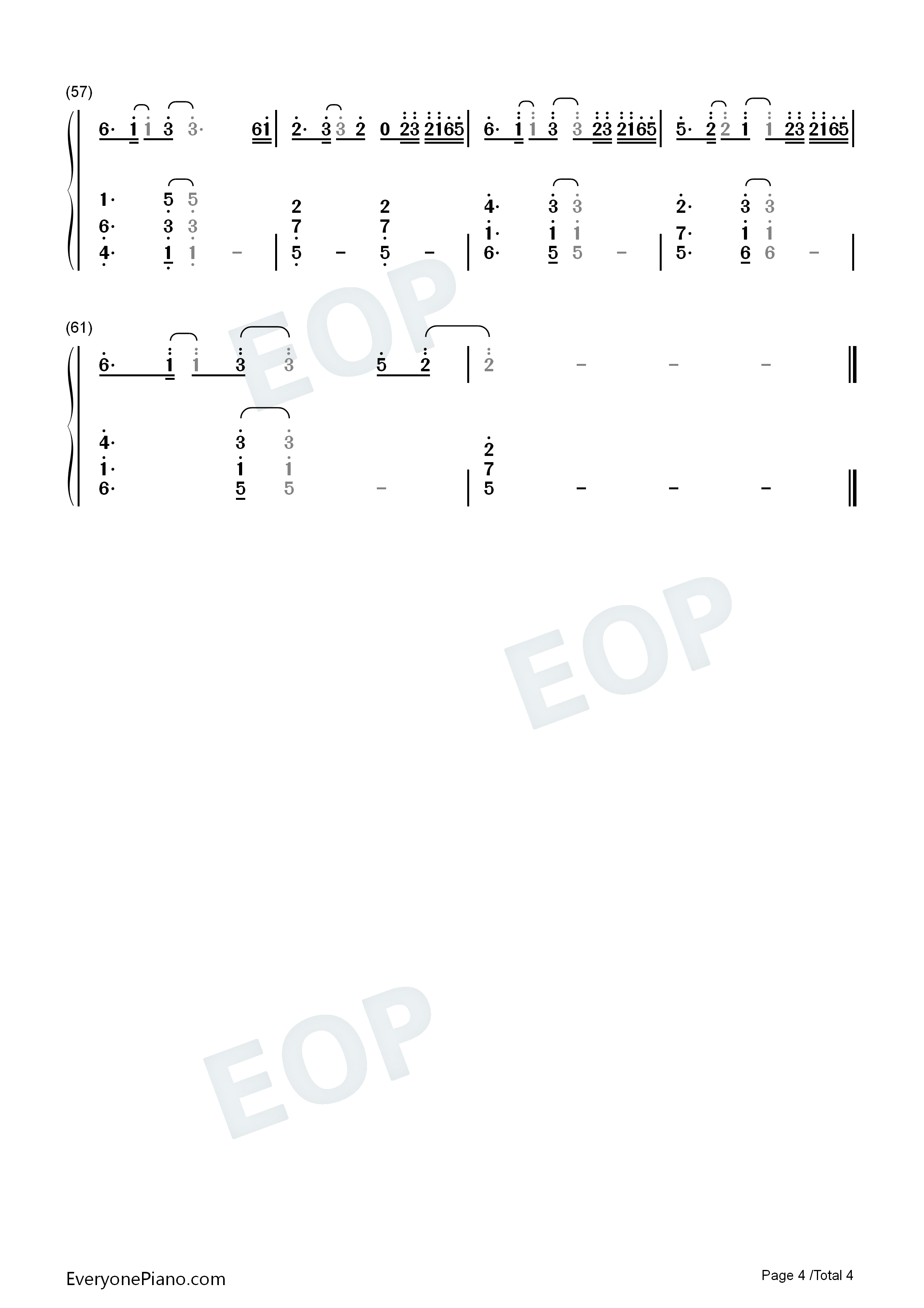 They_Don't_Know_About_Us钢琴简谱_One_Direction演唱