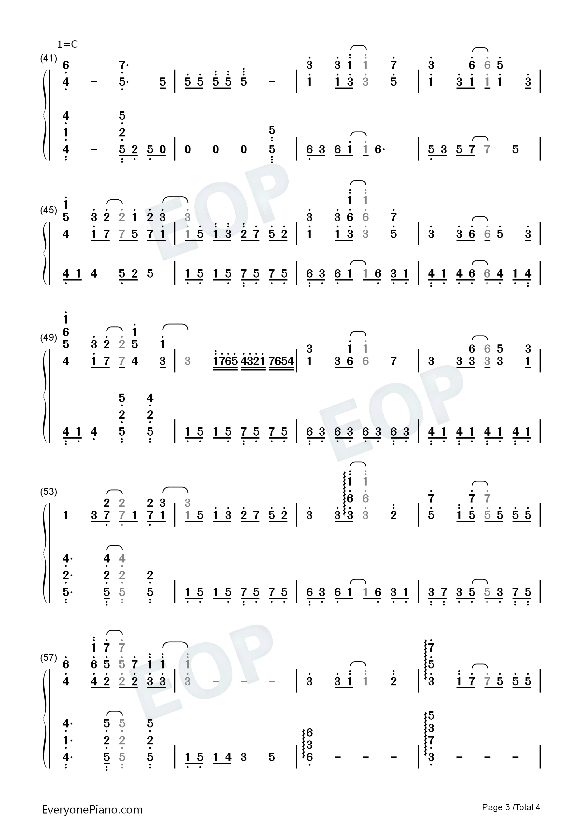 Glitter钢琴简谱_森永真由美演唱