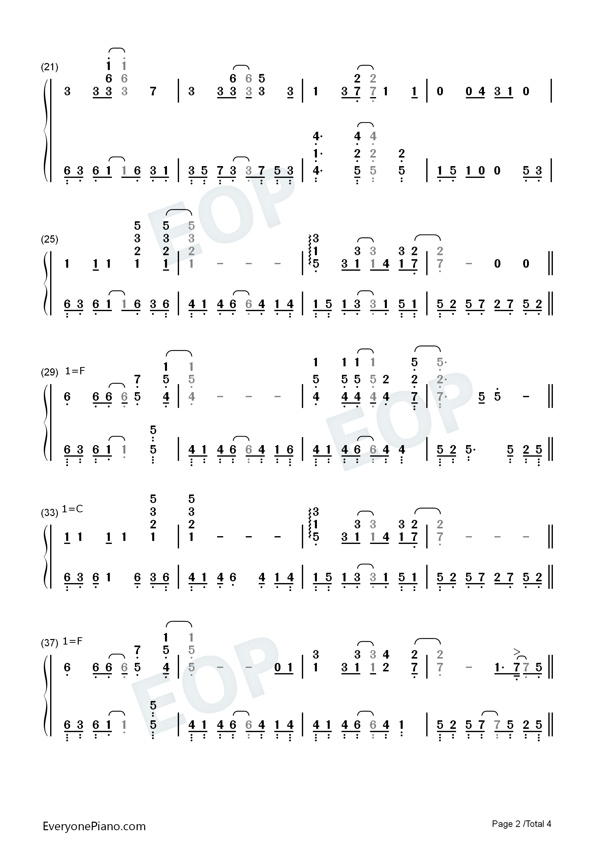 Glitter钢琴简谱_森永真由美演唱