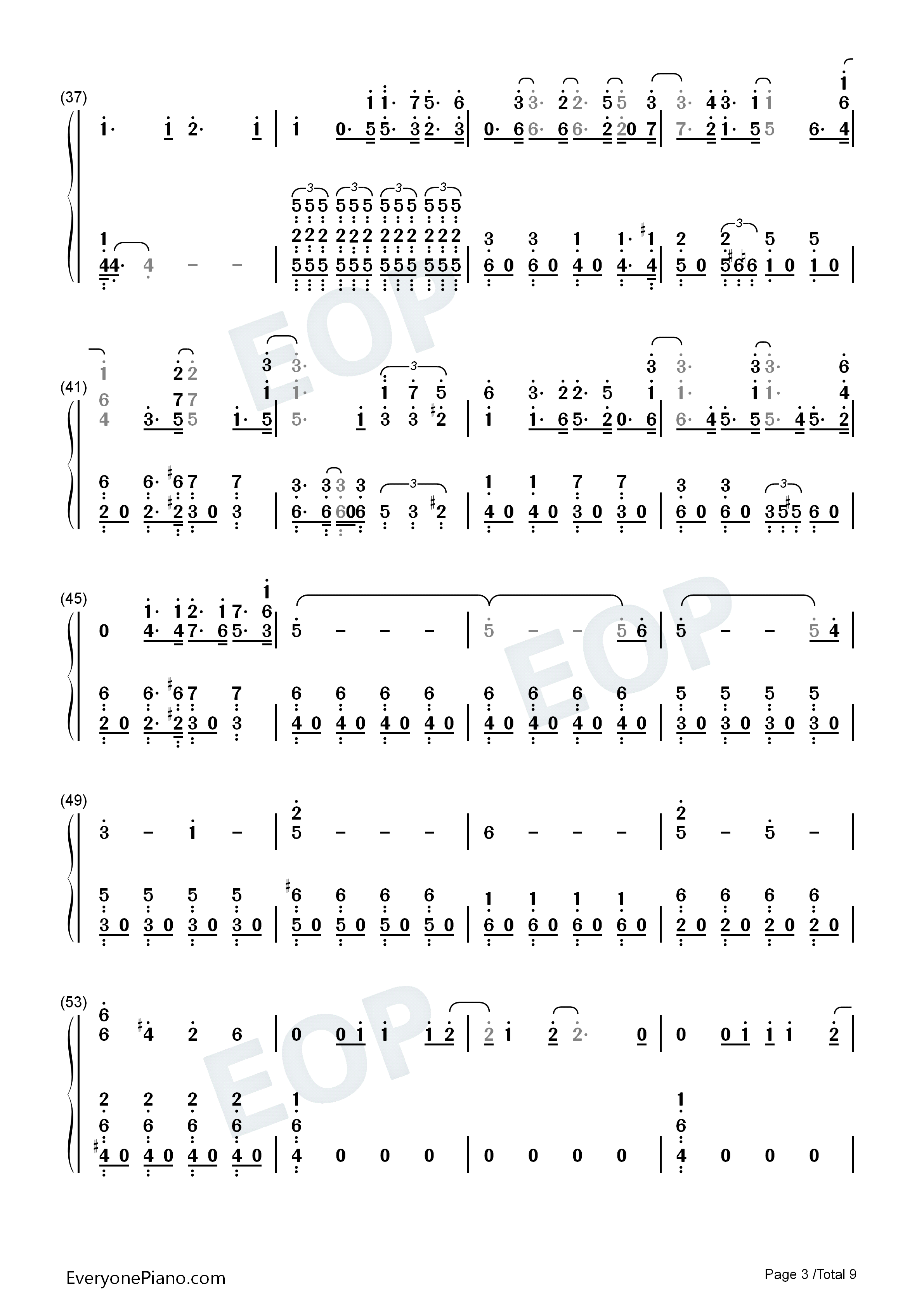 深海のリトルクライ钢琴简谱_土岐麻子演唱