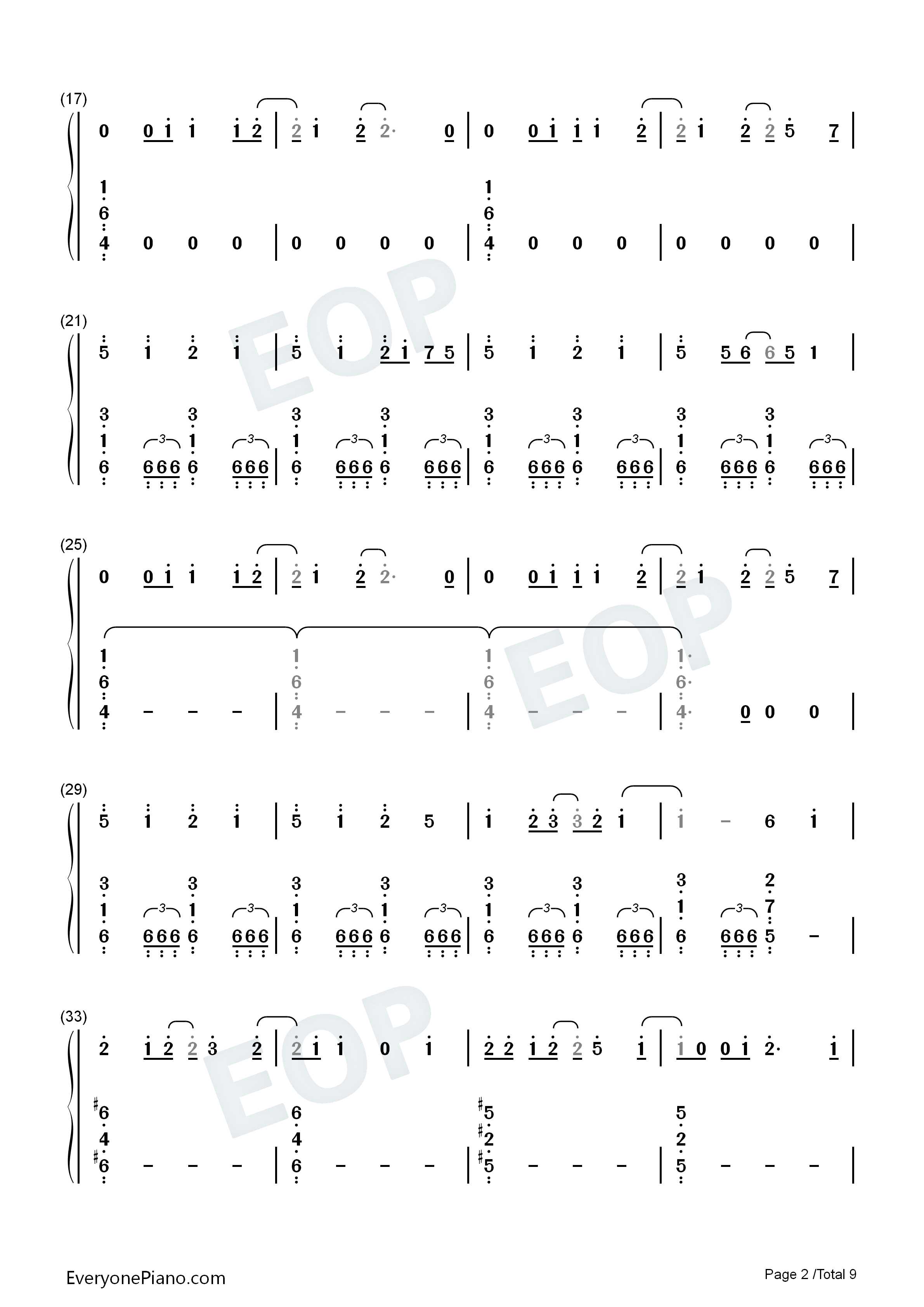 深海のリトルクライ钢琴简谱_土岐麻子演唱