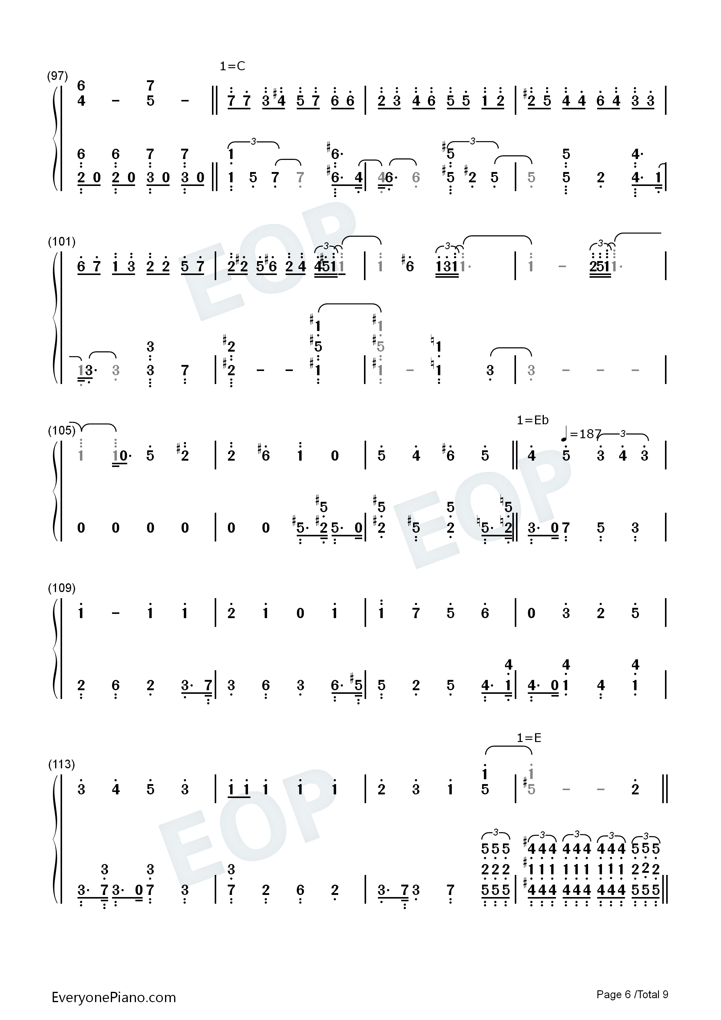 深海のリトルクライ钢琴简谱_土岐麻子演唱