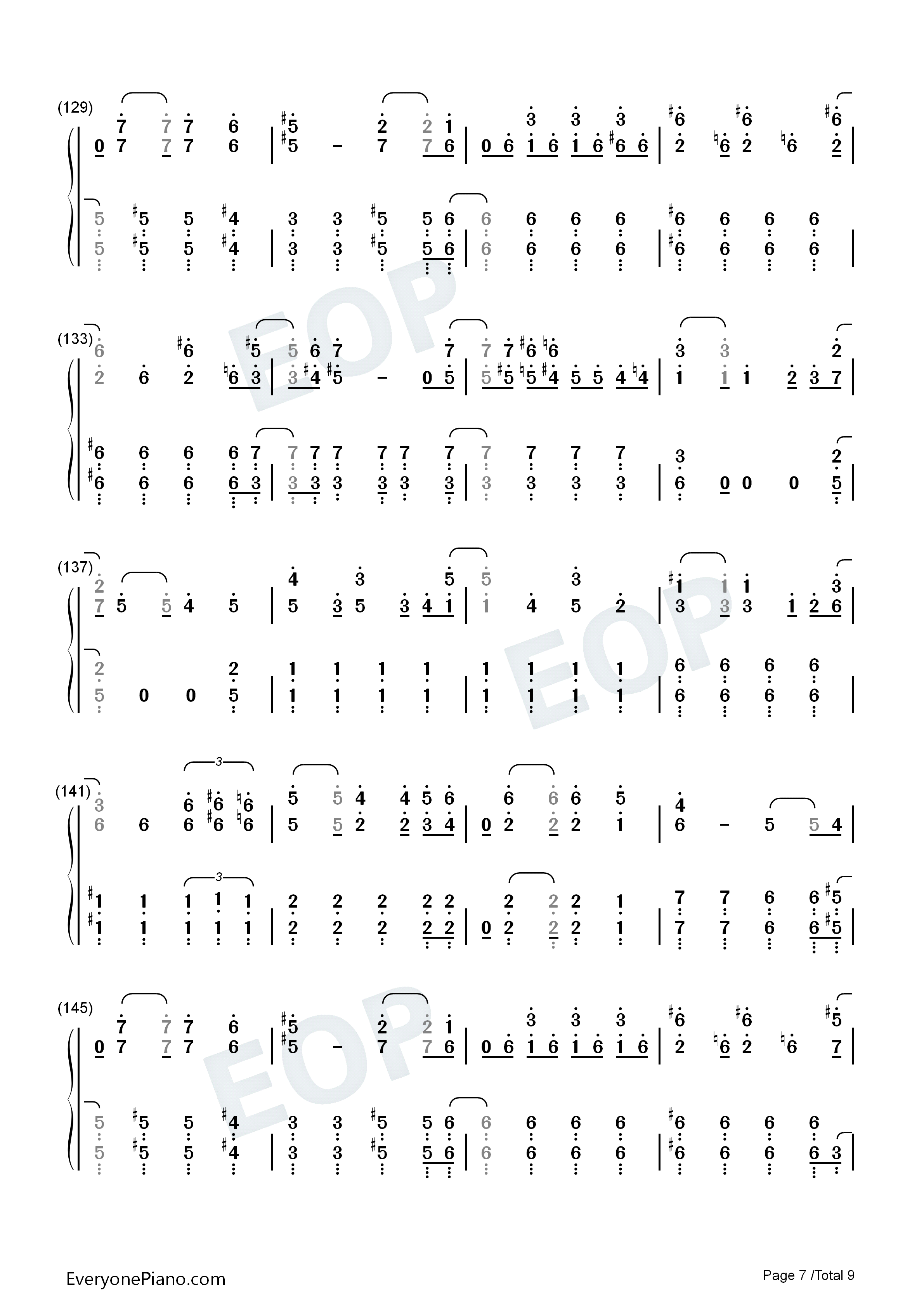 猛烈宇宙交响曲_第七楽章「无限の爱」钢琴简谱_ももいろクローバーZ_桃色幸运草Z演唱