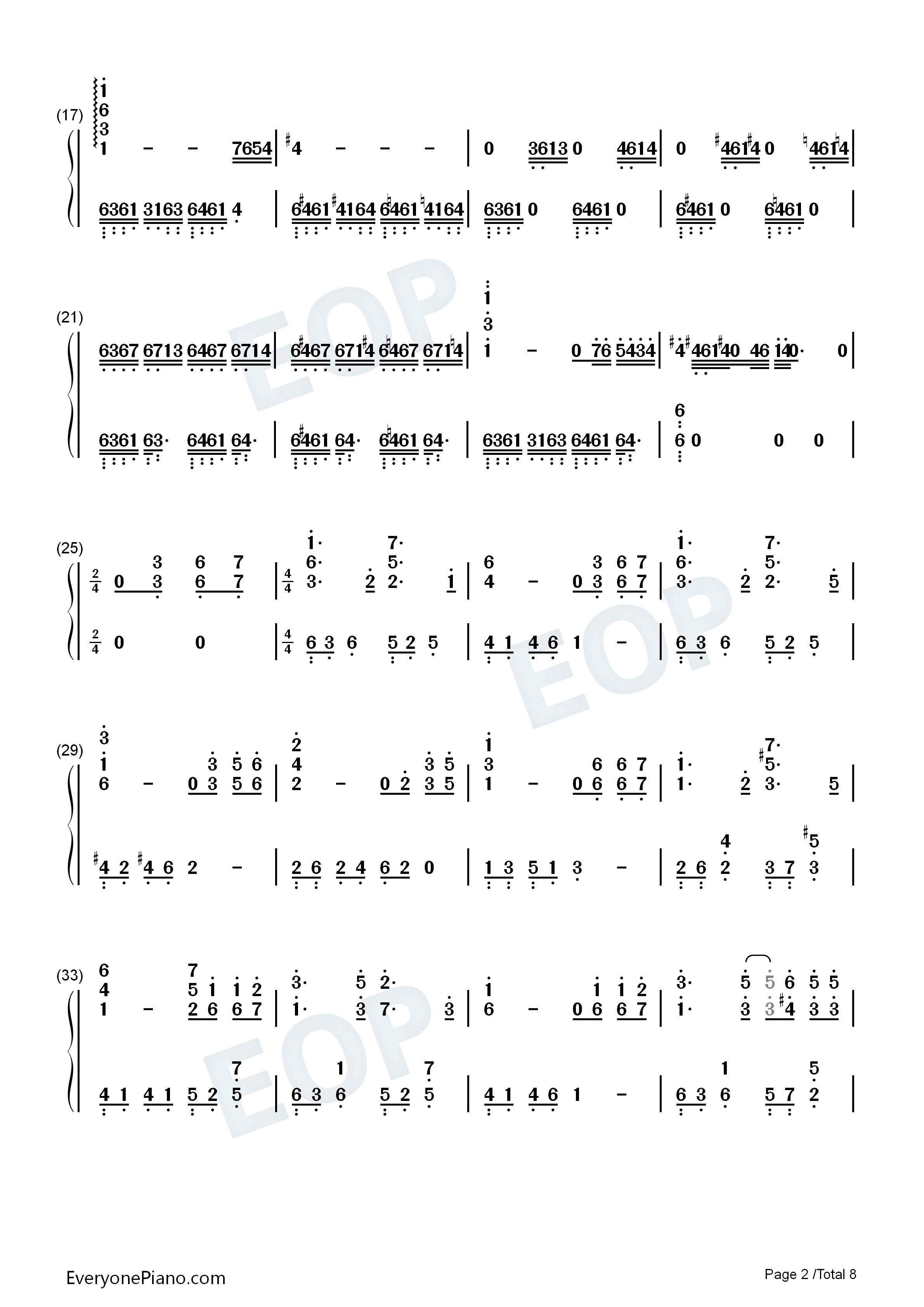 亡き王女の為のセプテット钢琴简谱_东方Project演唱